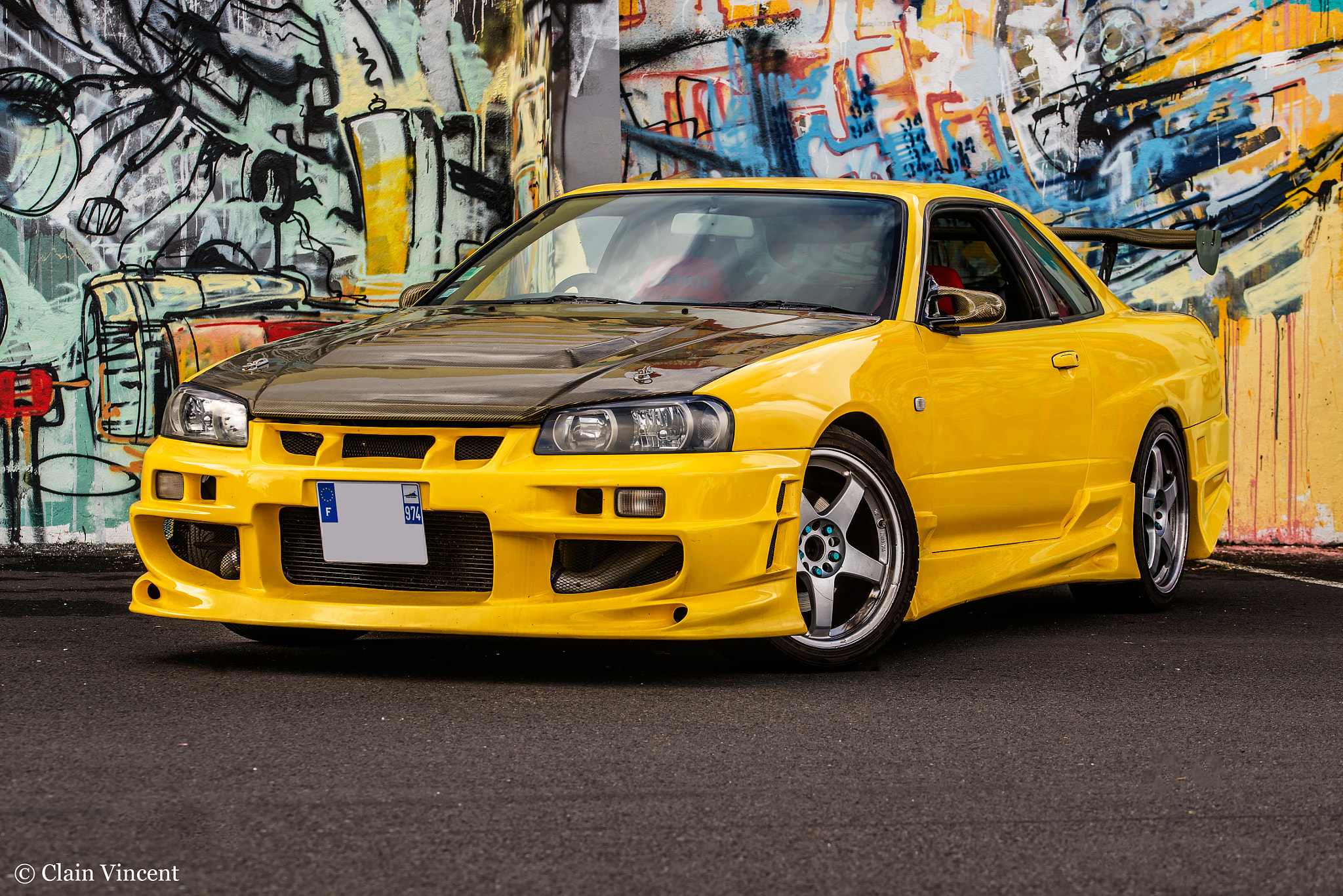 Sigma 105mm F2.8 EX DG OS HSM sample photo. Nissan skyline r34 photography