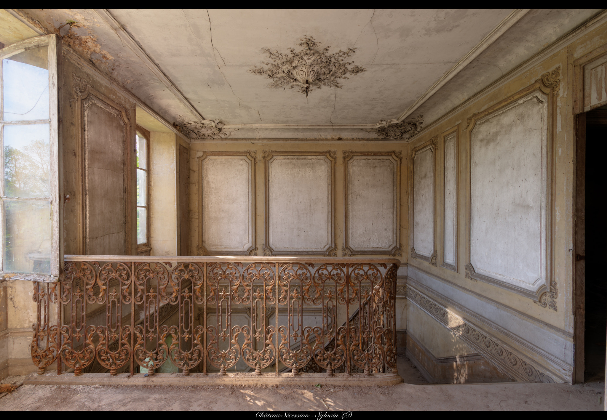 Pentax K-5 II sample photo. Le grand escalier [château sécession] photography