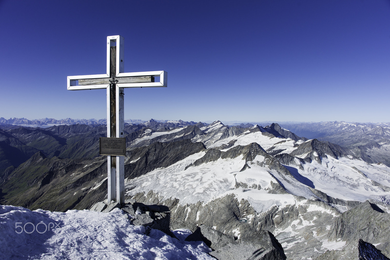 Sony Alpha DSLR-A850 sample photo. Summit of the großvenediger (3674 m) photography