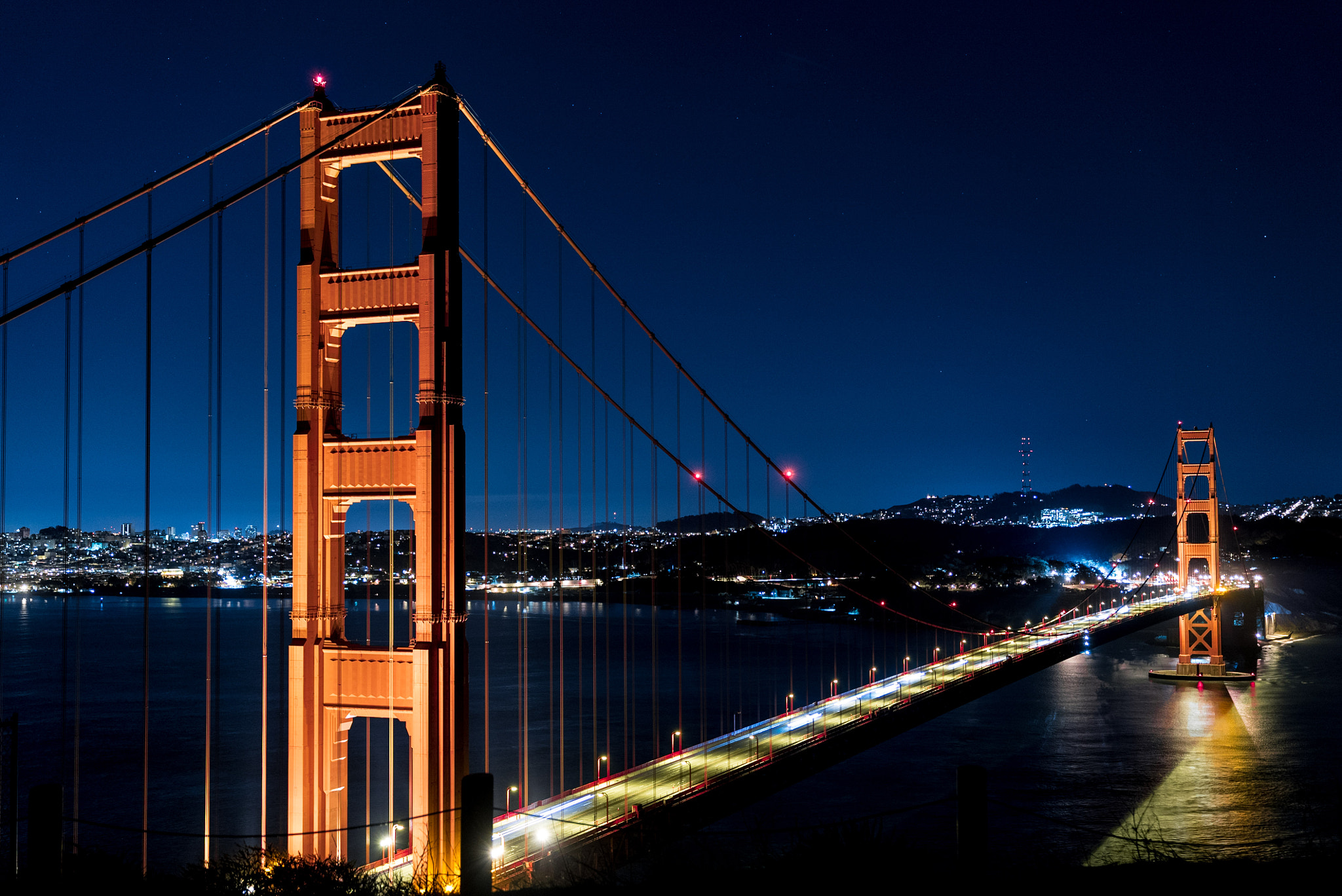 Sony a7S II + Sony FE 24-70mm F2.8 GM sample photo. Golden gate bridge photography
