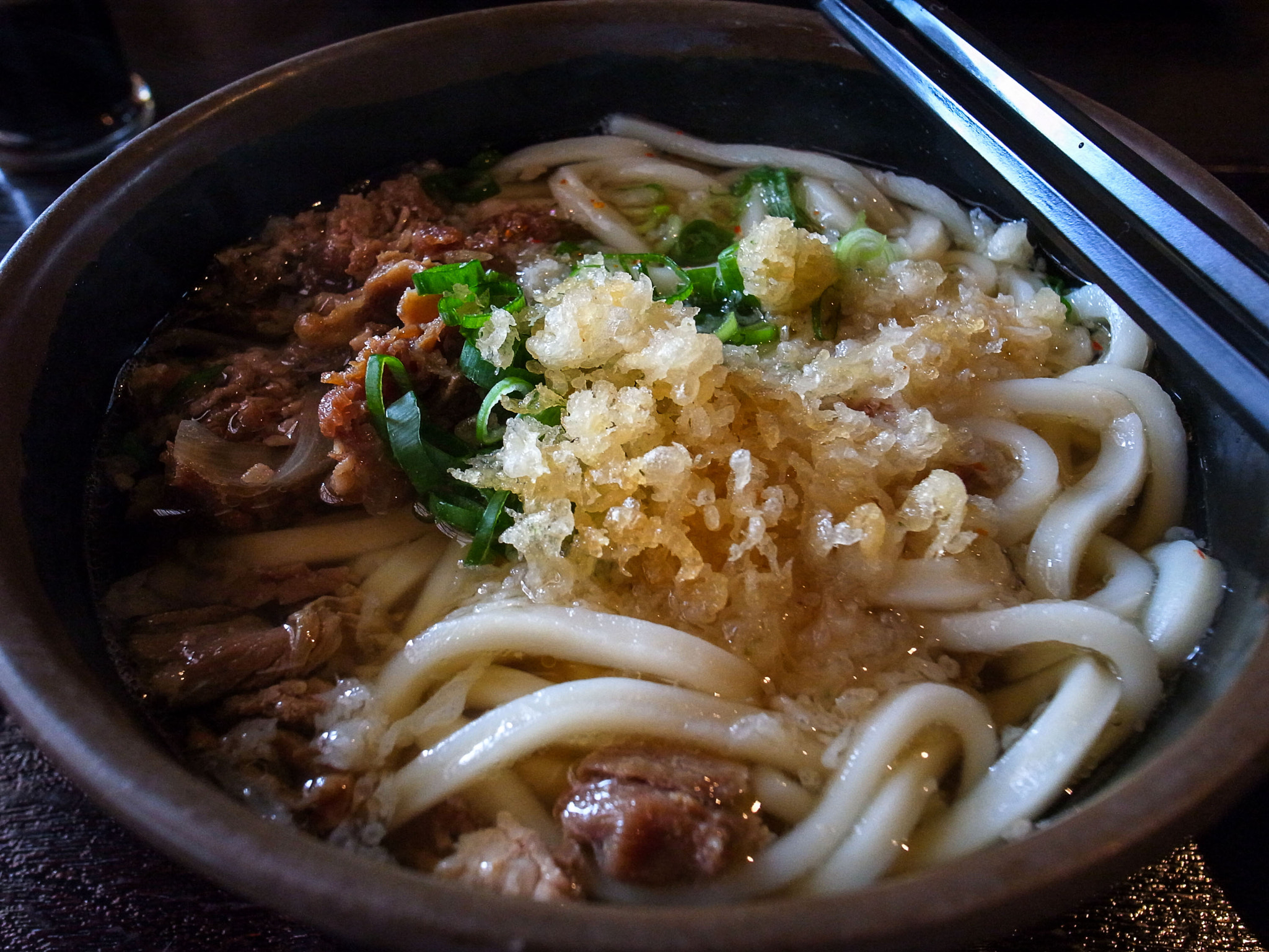 RICOH GR LENS sample photo. Niku udon photography