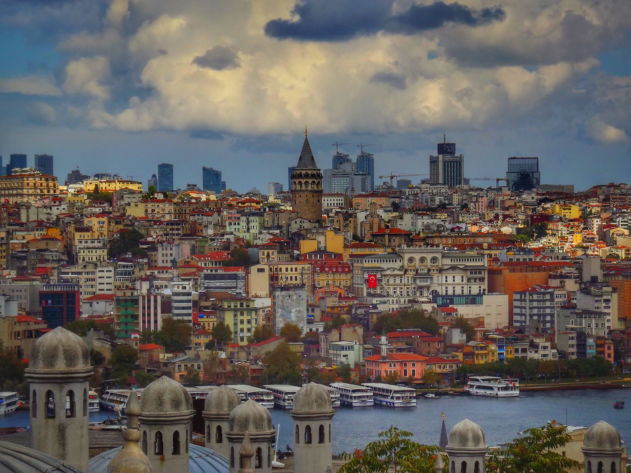 FujiFilm FinePix S3200 (FinePix S3250) sample photo. Galata tower from suleymaniye photography