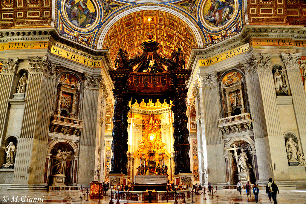 Baldacchino di San Pietro by Mariano Giannì on 500px.com