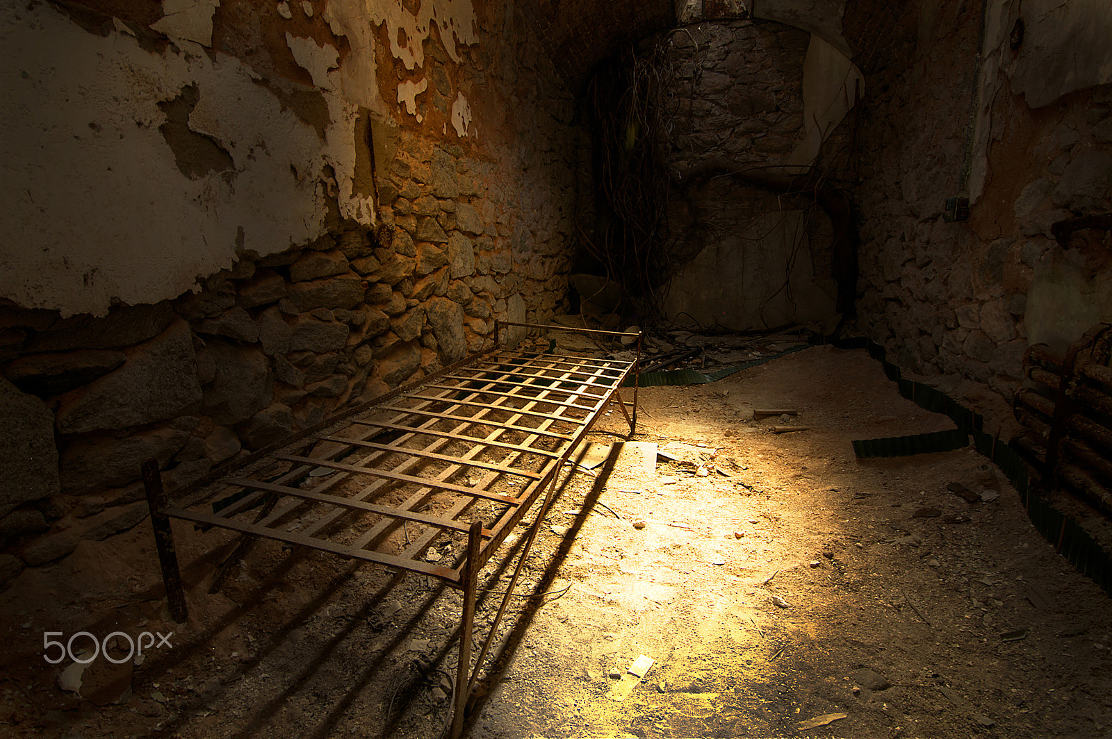 Nikon D5000 sample photo. Prison cell photography
