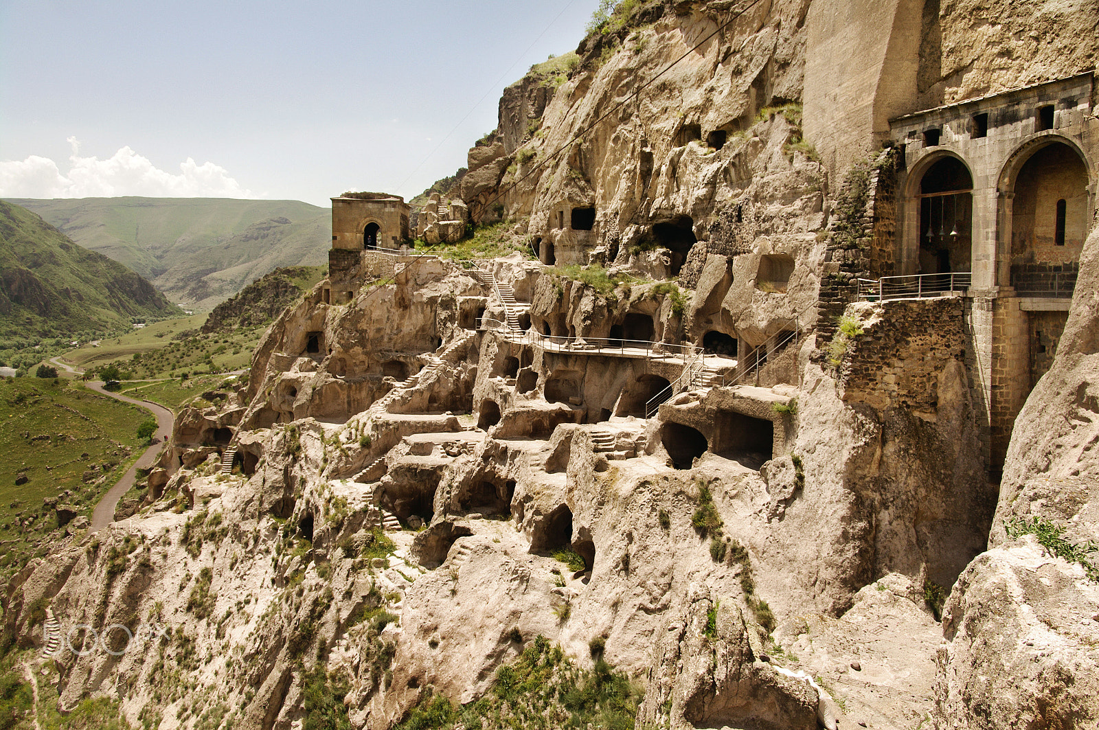 Pentax K-7 sample photo. Georgia,vardzia monastery. photography