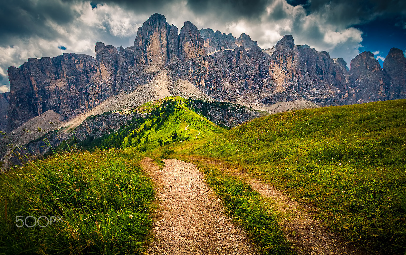 Canon EOS 5D Mark II + Canon EF 17-35mm f/2.8L sample photo. Dolomites mountain view (2) photography