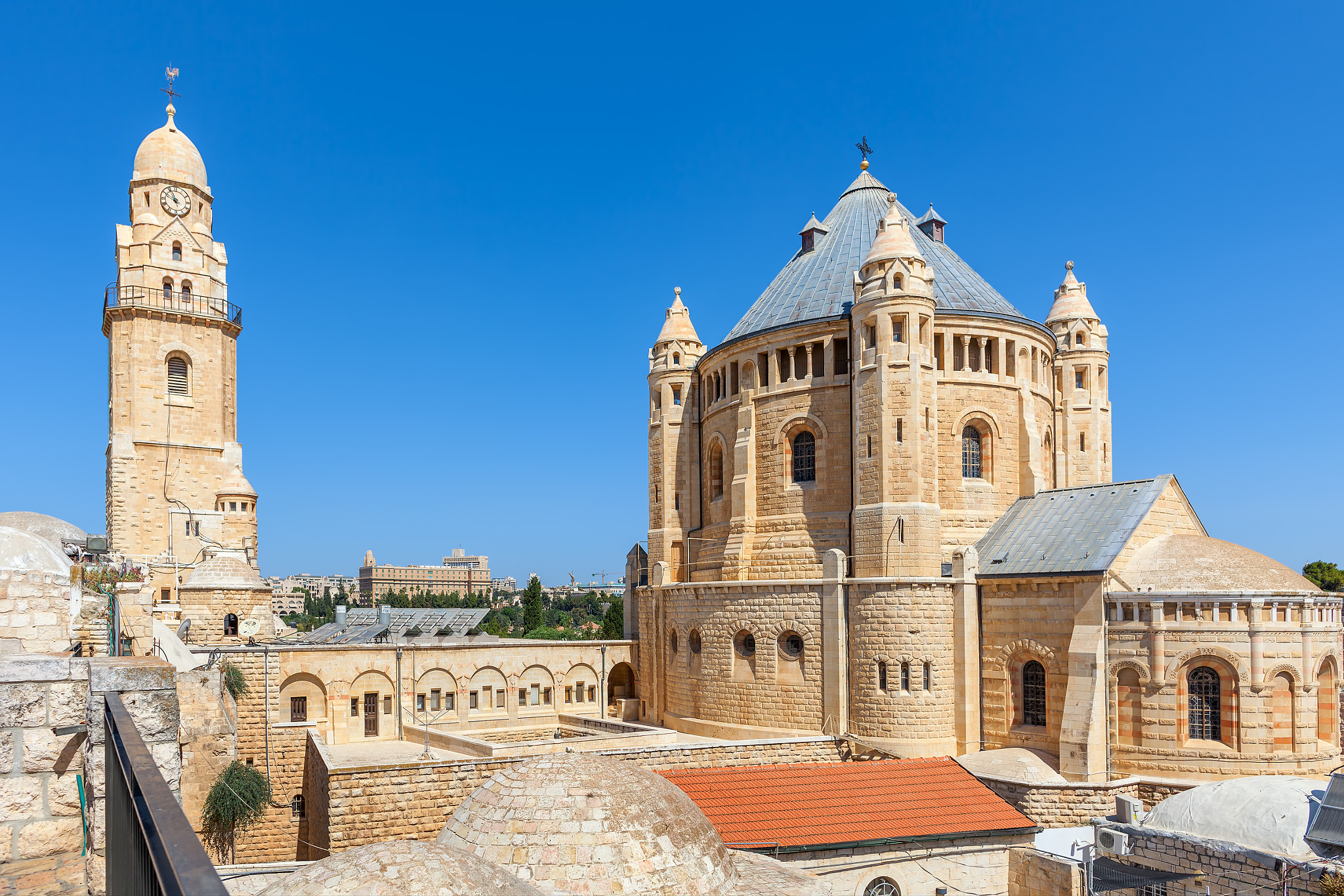 Canon EF 24mm F2.8 IS USM sample photo. Church of dormition in jerusalem. photography