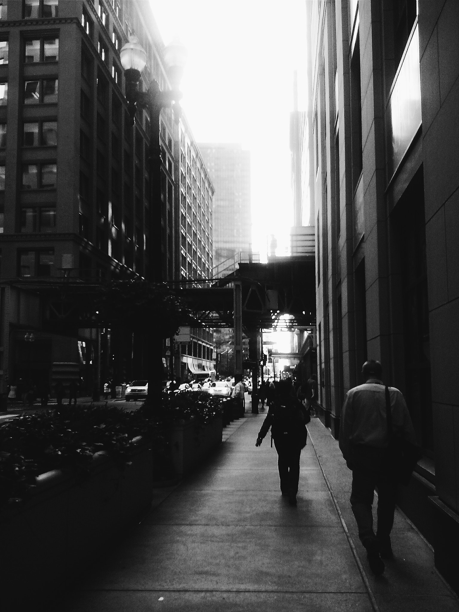 LG OPTIMUS L5 II sample photo. Chicago streets. photography