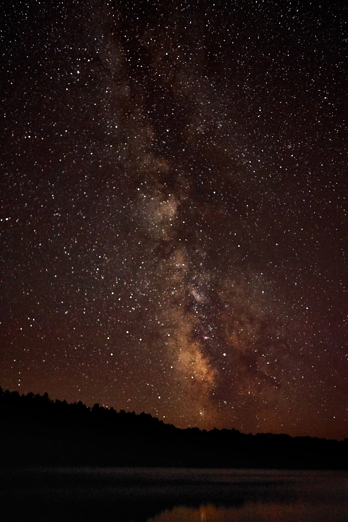Sony SLT-A99V sample photo. Astro photography | night over george lake photography