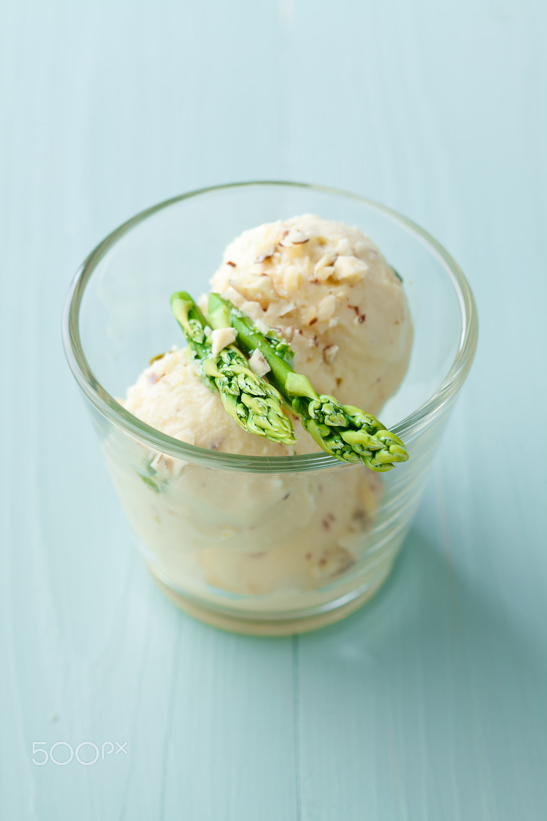 Canon TS-E 90mm F2.8 Tilt-Shift sample photo. Green asparagus sorbet photography