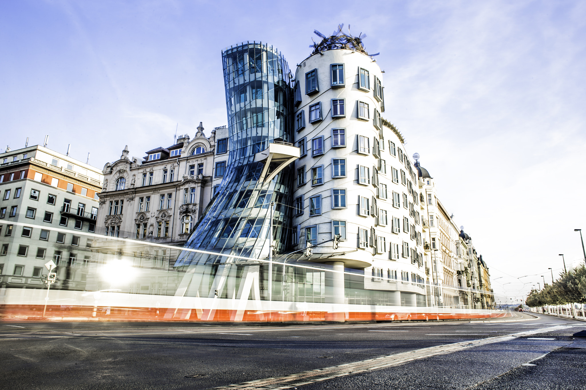 Canon EOS 6D + Canon EF 24mm F2.8 sample photo. Dancing house photography