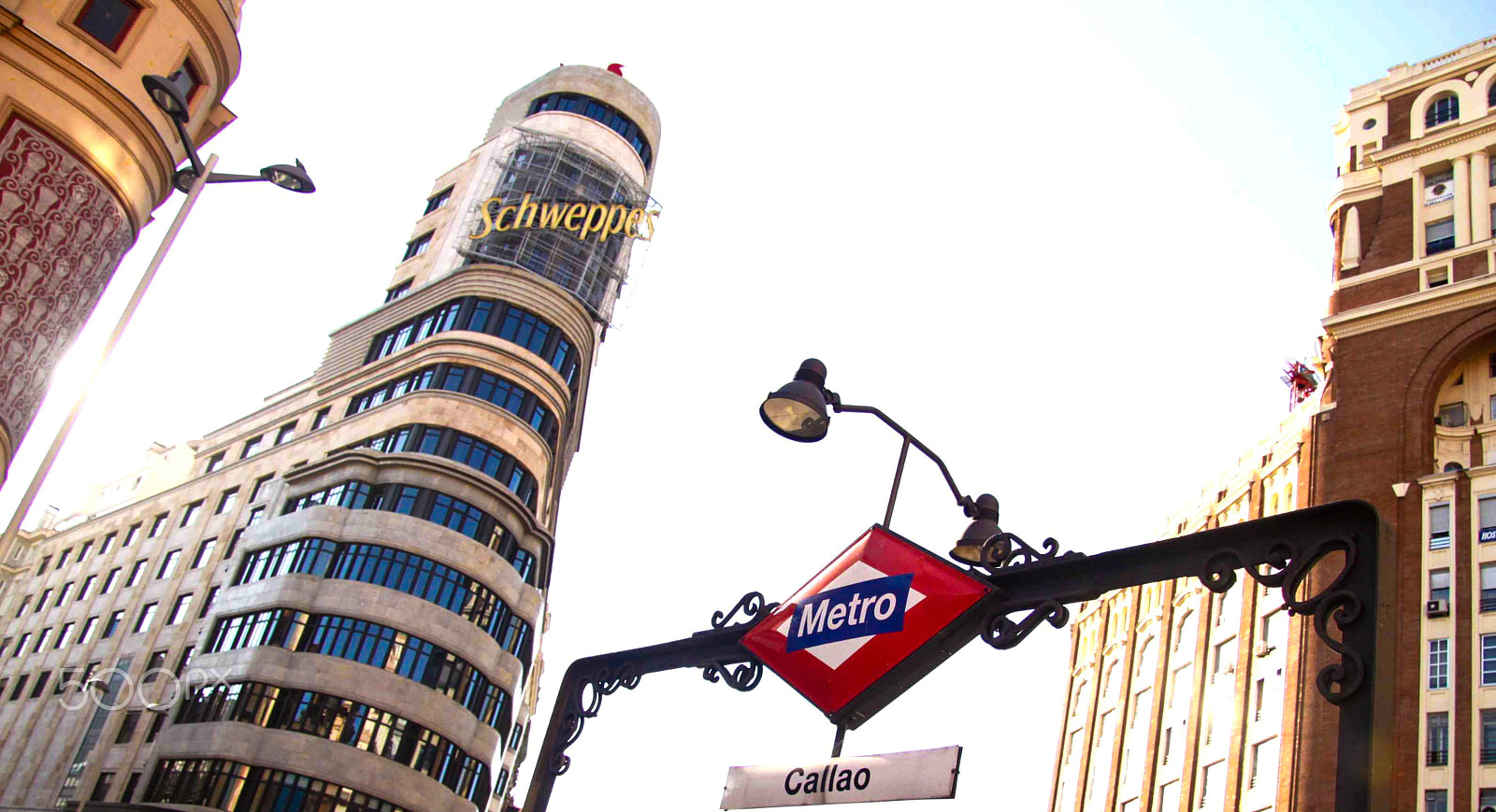 Canon EOS 50D + Canon EF-S 17-85mm F4-5.6 IS USM sample photo. "gran via" madrid, spain photography