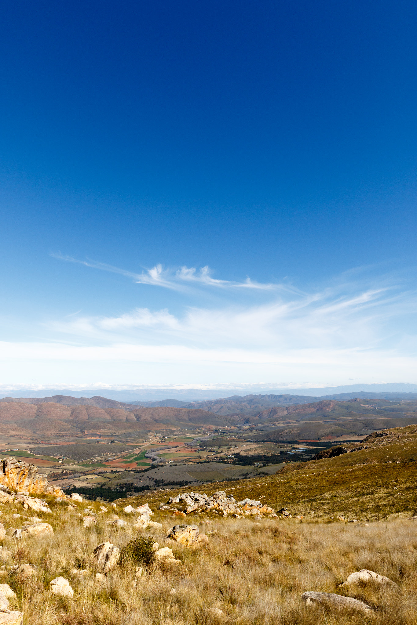 Canon EF 300mm f/2.8L sample photo. Portrait view - clouds over the swartberg valley in south africa photography