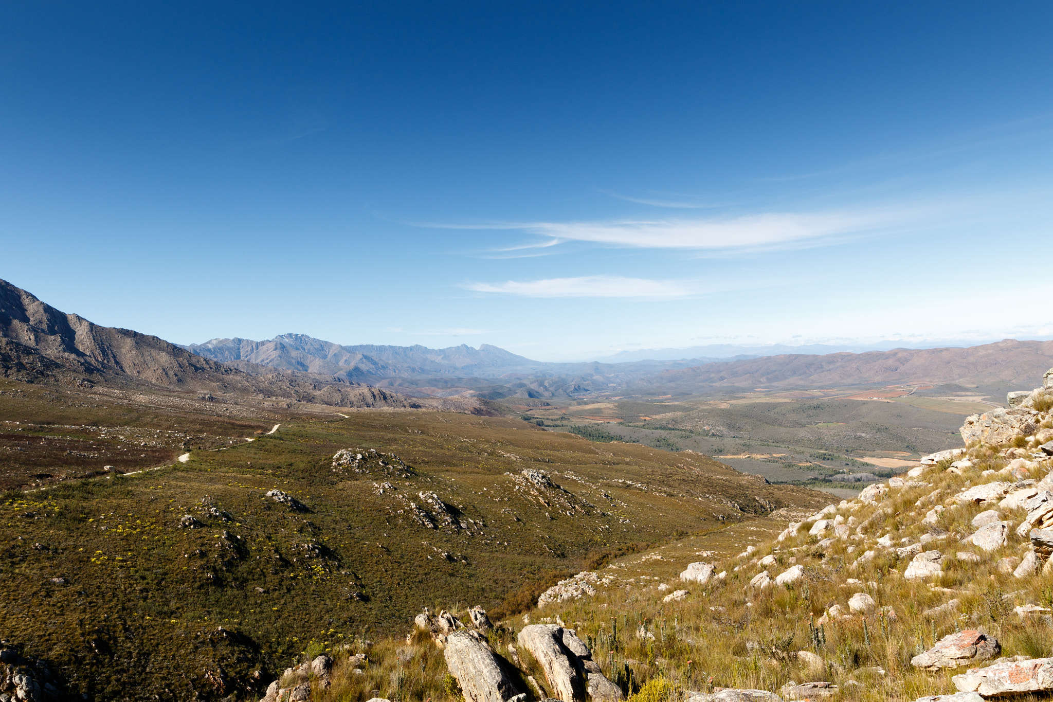 Canon EF 300mm f/2.8L sample photo. The road leading up to the swartberg pass photography