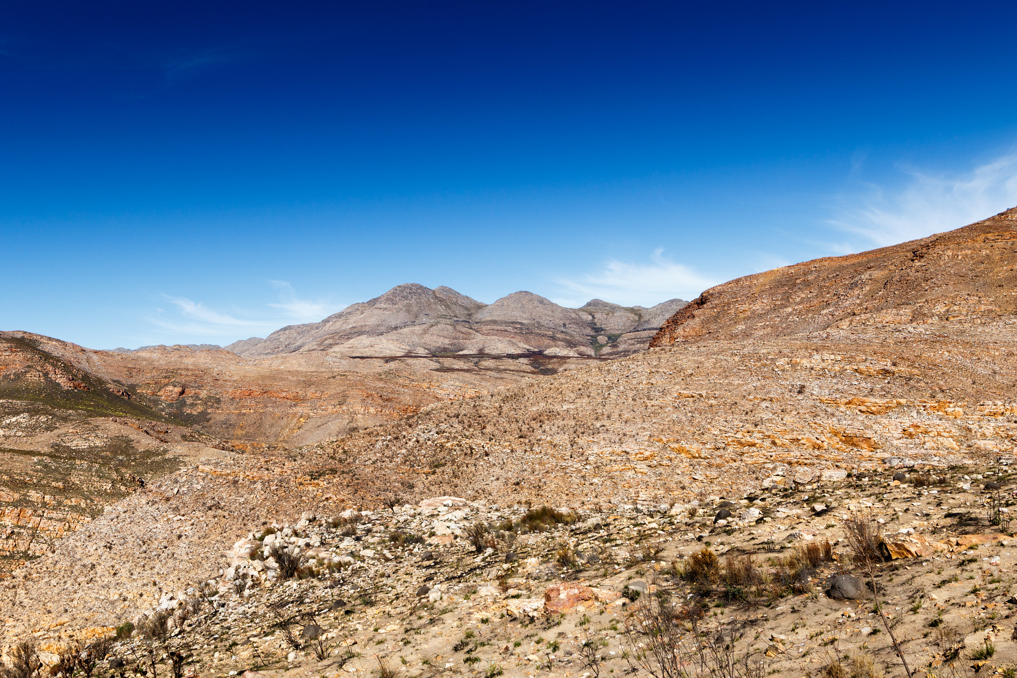 Canon EOS 7D Mark II sample photo. Valley of death in the swartberg pass photography