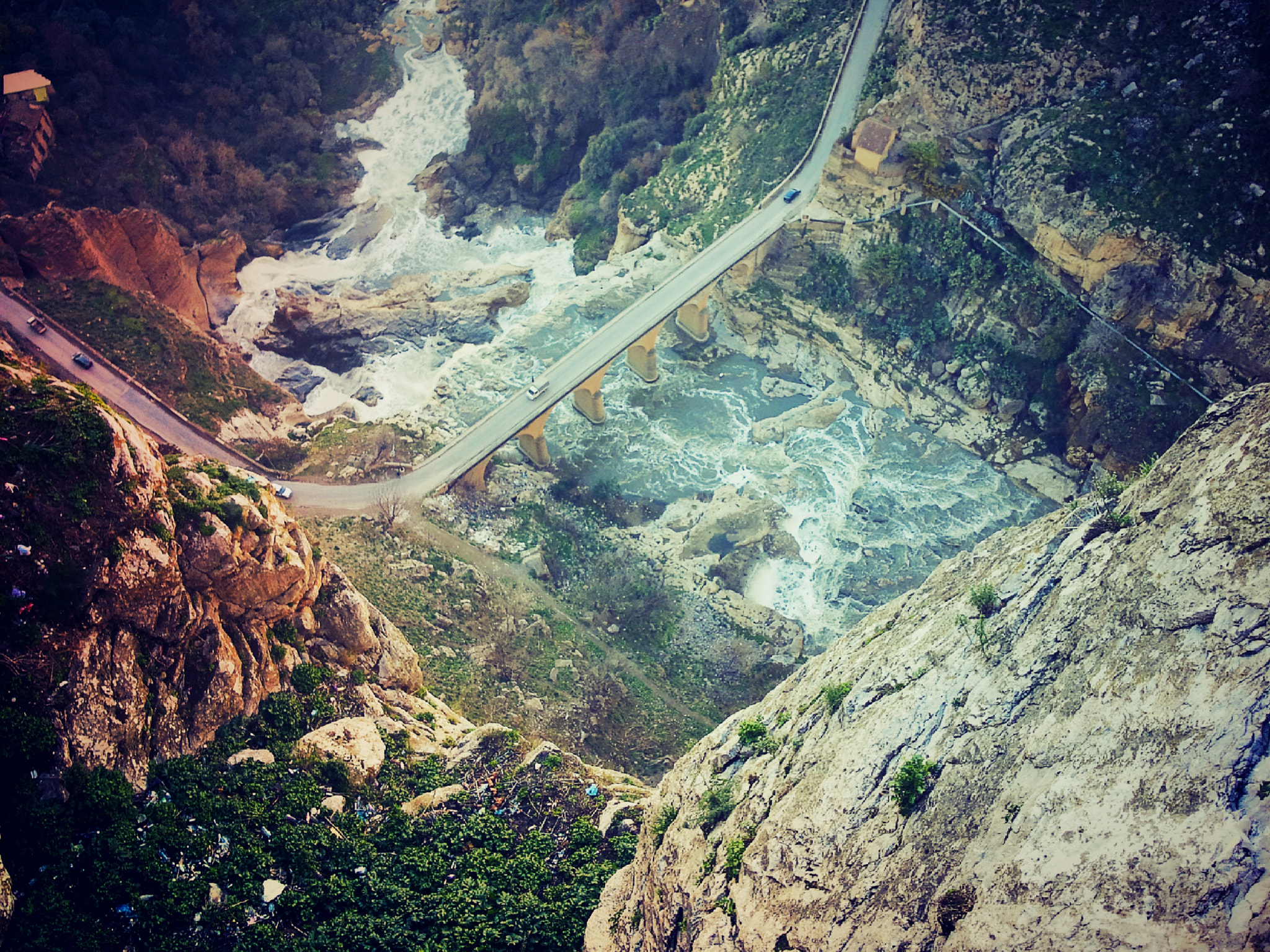 Samsung Galaxy S2 Plus sample photo. Bridge in constantine algeria photography