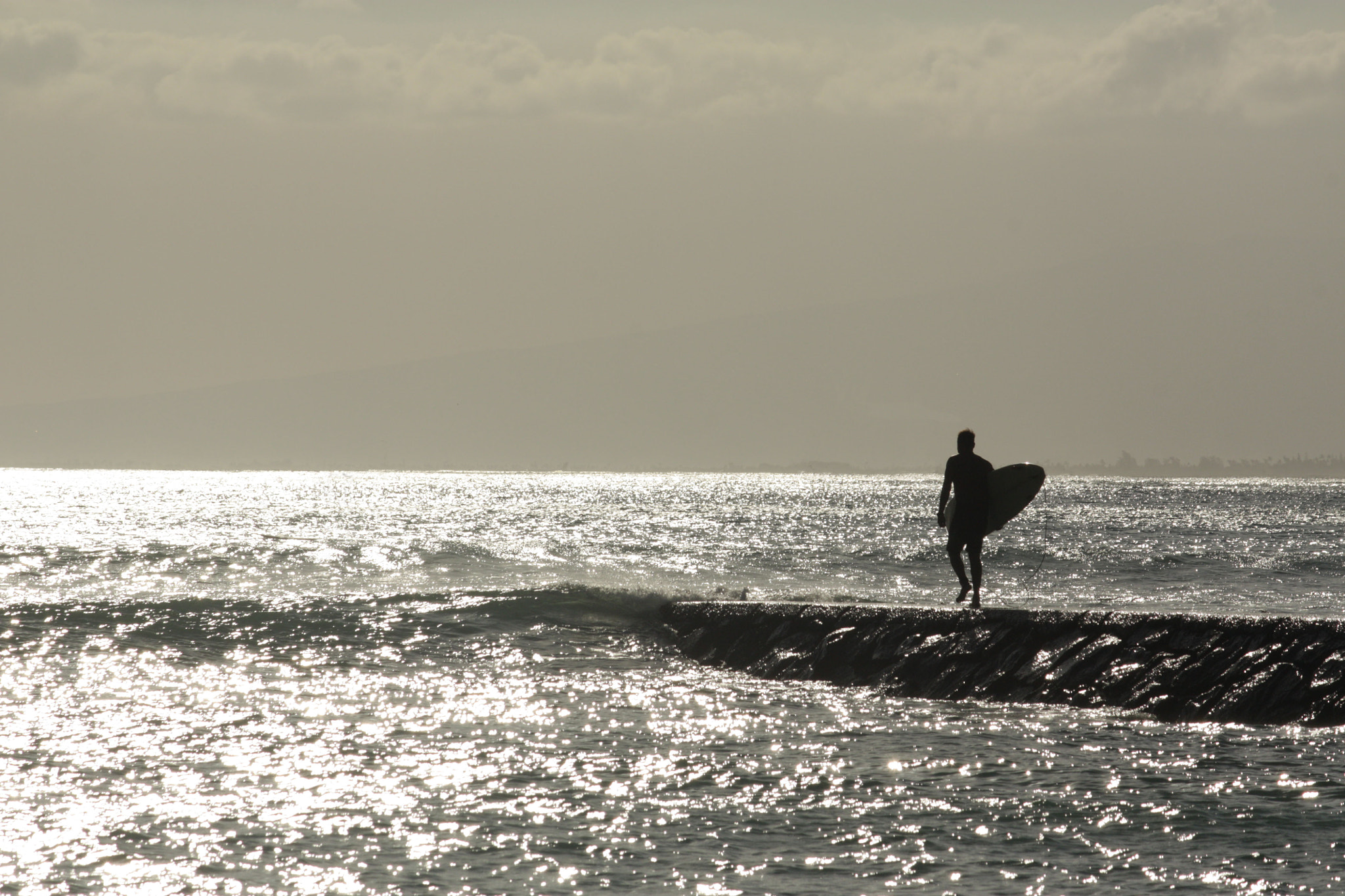 Canon EF-S 55-250mm F4-5.6 IS sample photo. Evening surf photography