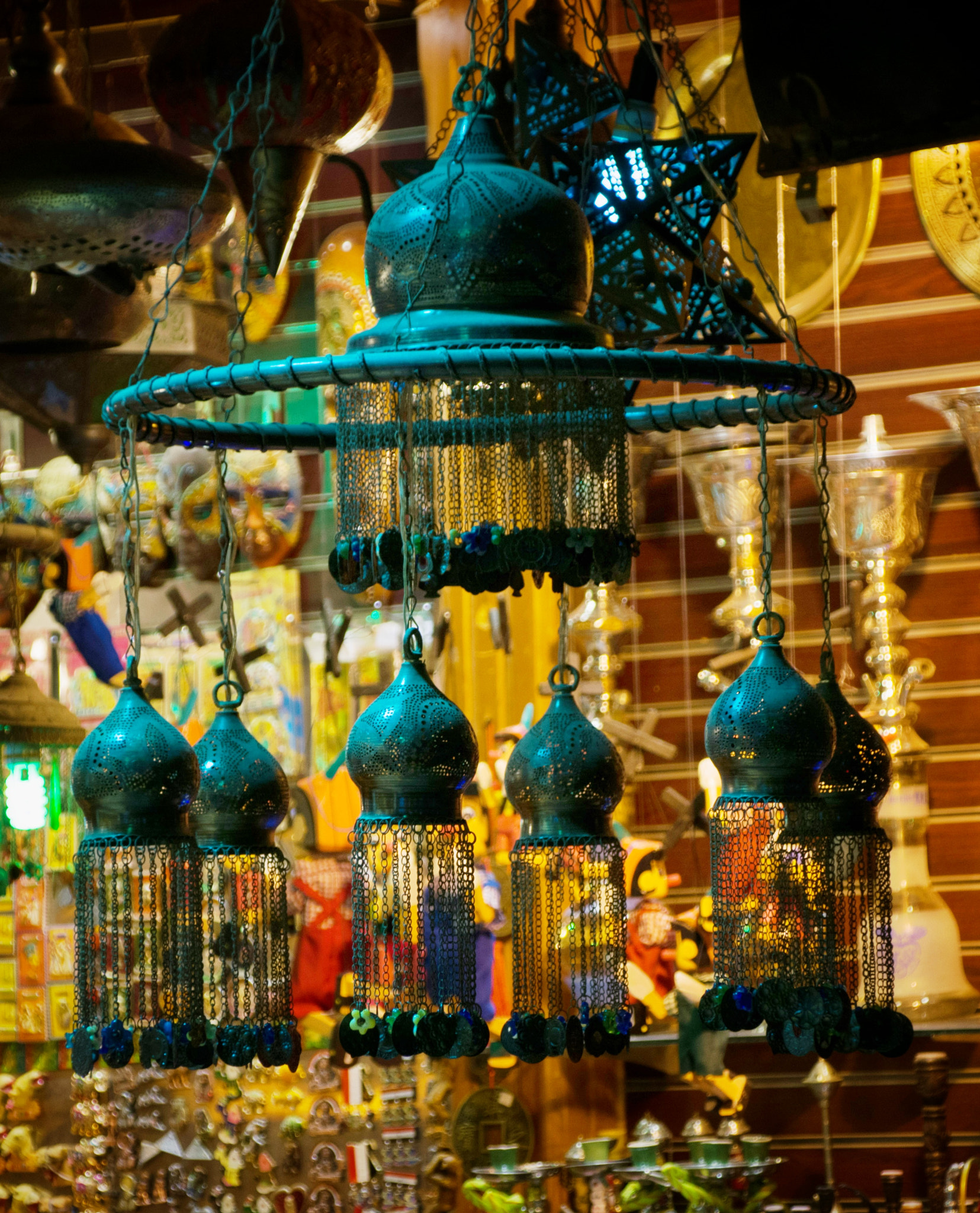 Sigma 28-300mm F3.5-6.3 DG Macro sample photo. Oriental chandelier  photography