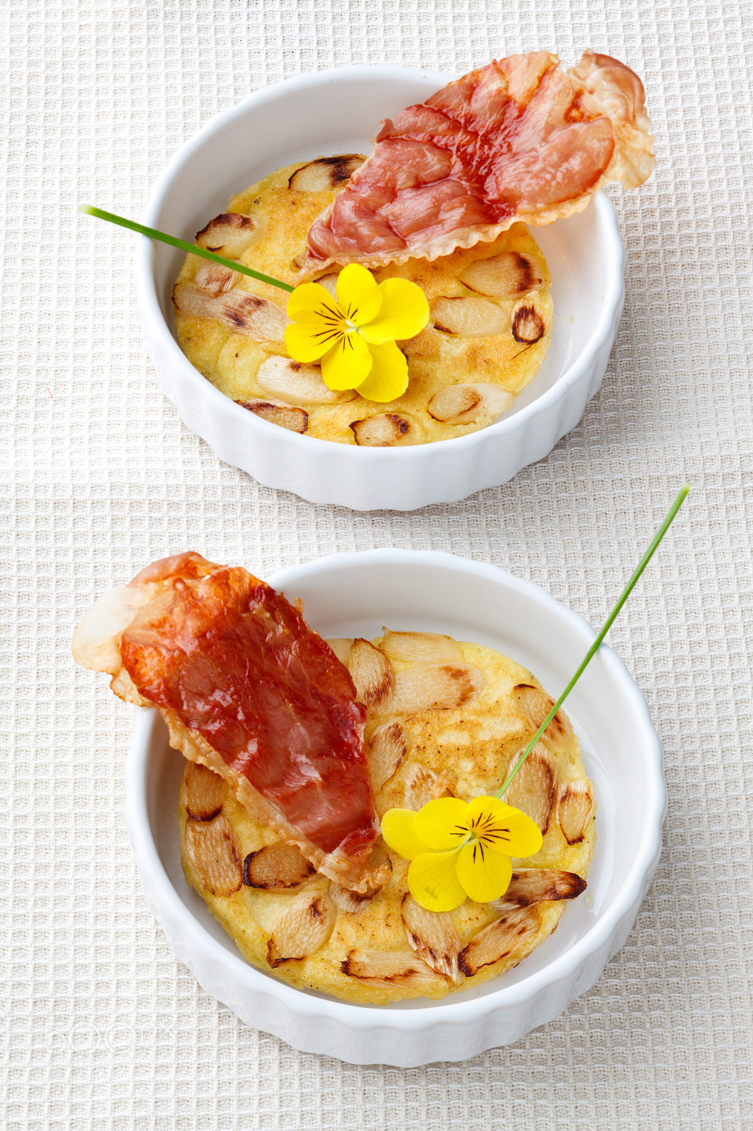 Canon TS-E 90mm F2.8 Tilt-Shift sample photo. Asparagus pancakes with bacon photography