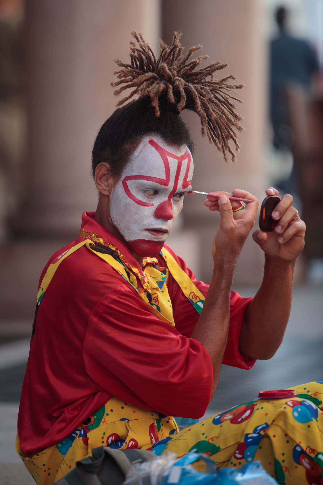 Canon EF 70-200mm F2.8L USM sample photo. The clown photography