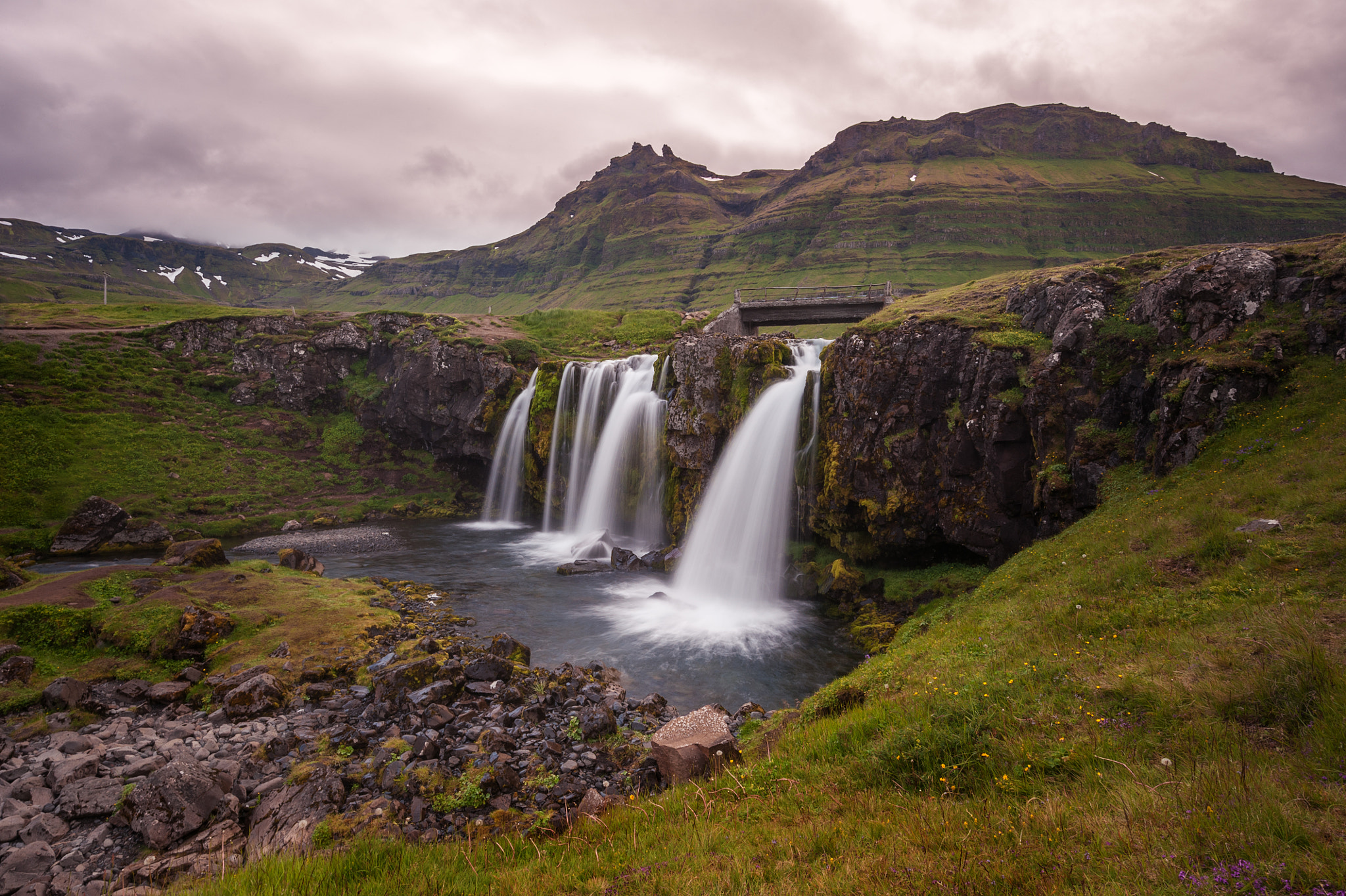 Nikon D3 sample photo. Kirkjufellsfoss photography