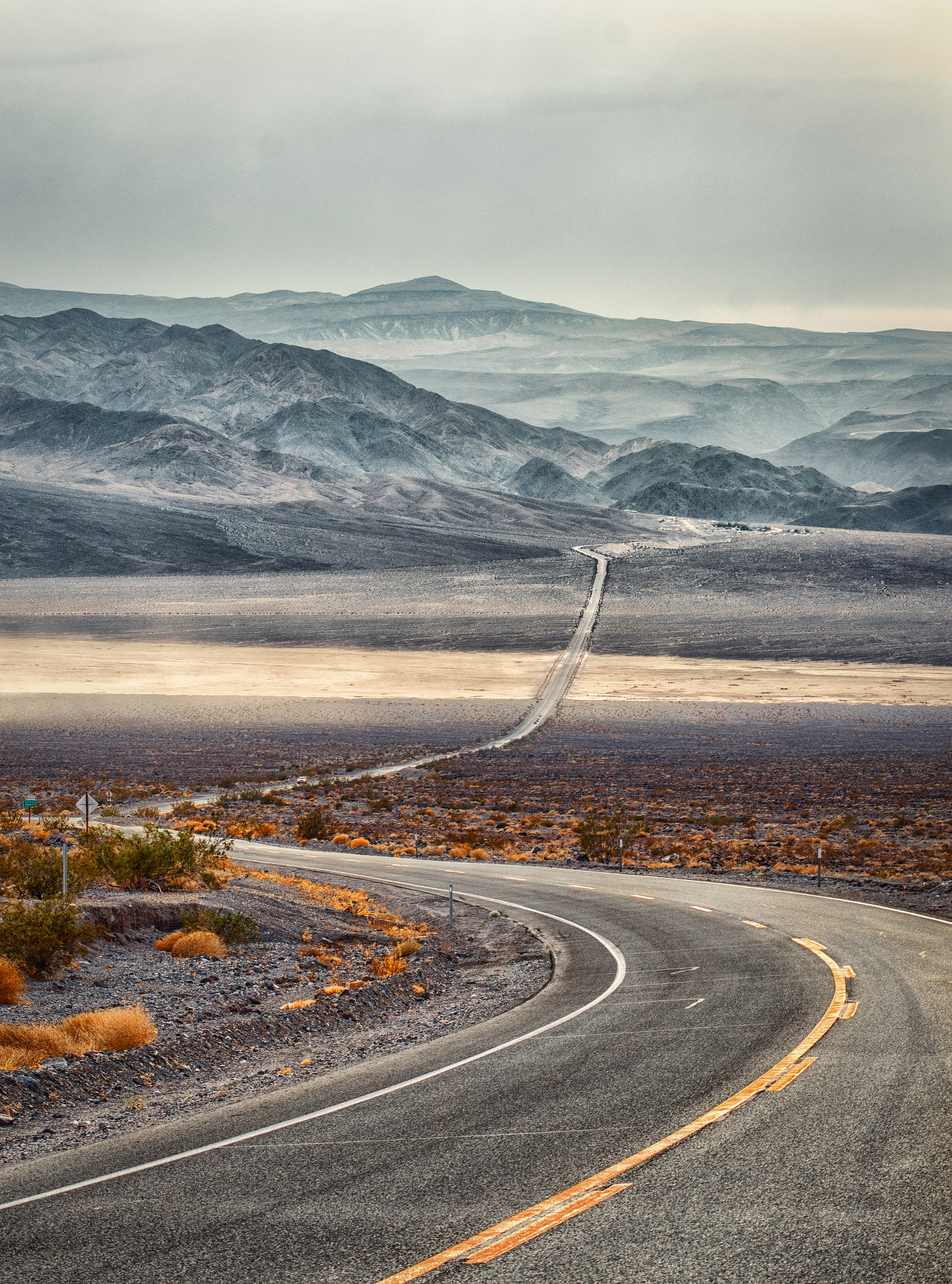 Sony SLT-A68 sample photo. Road through the sandstorm photography