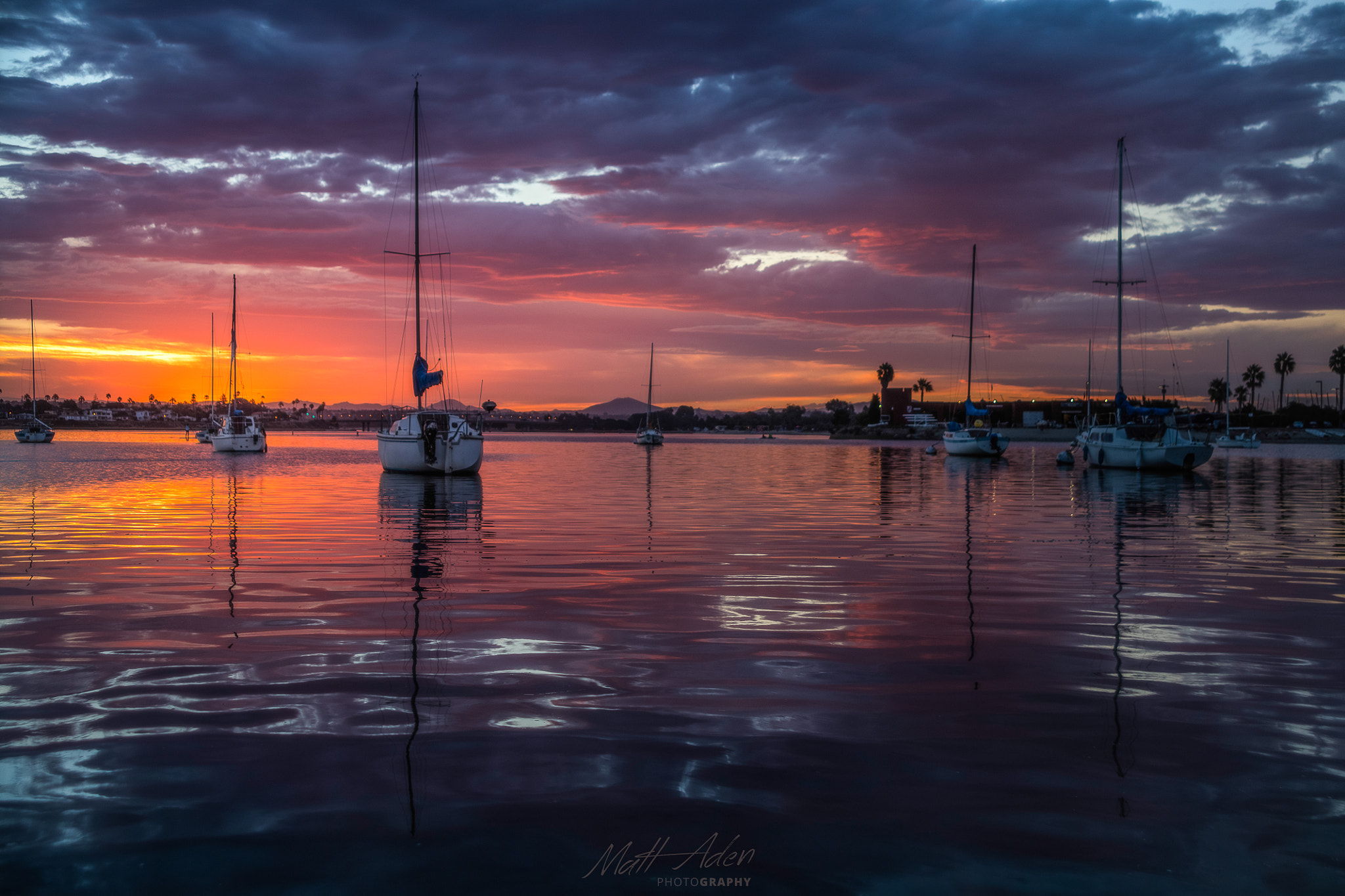 Canon EF 28-105mm f/3.5-4.5 USM sample photo. Mission bay sunrise photography