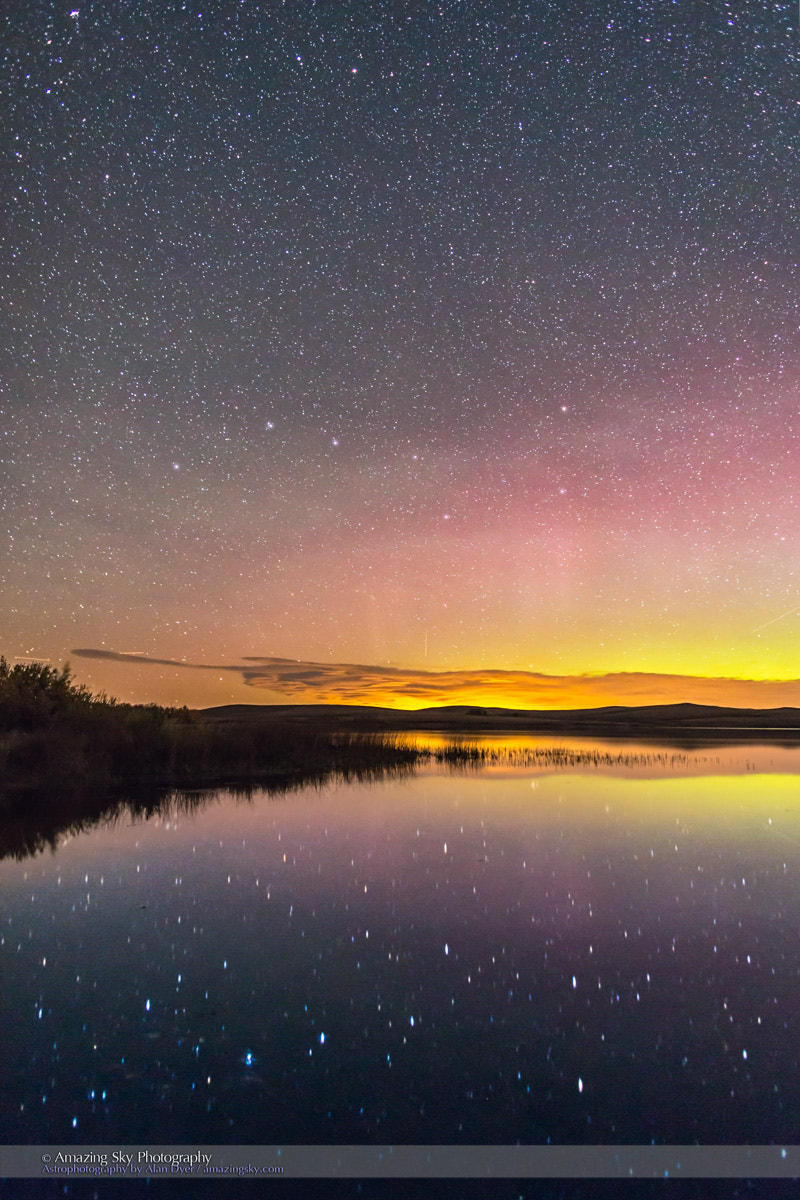 Canon EOS 6D + Canon EF 24mm f/1.4L sample photo. Big dipper reflection photography