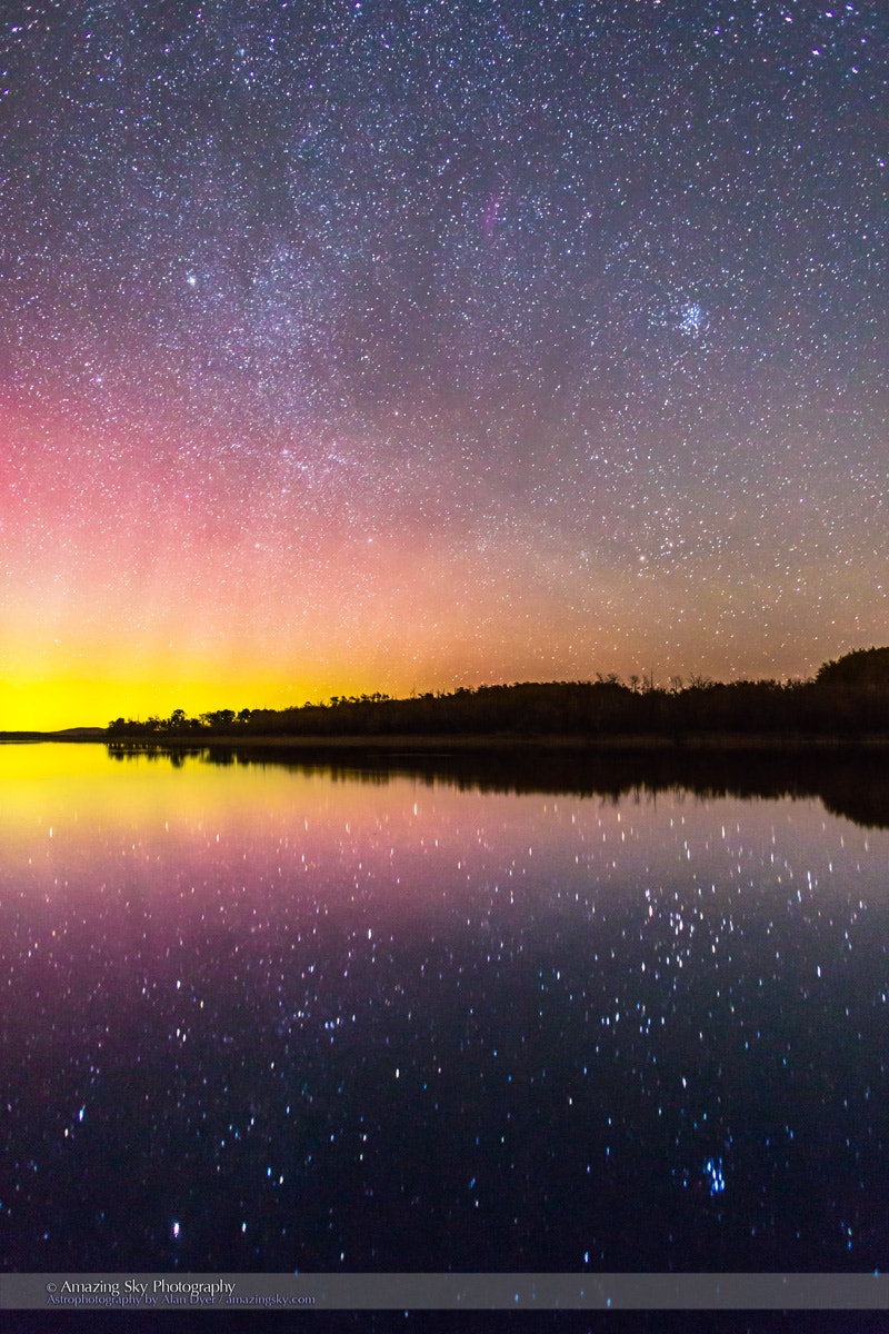 Canon EF 24mm f/1.4L sample photo. Reflections of the autumn stars photography