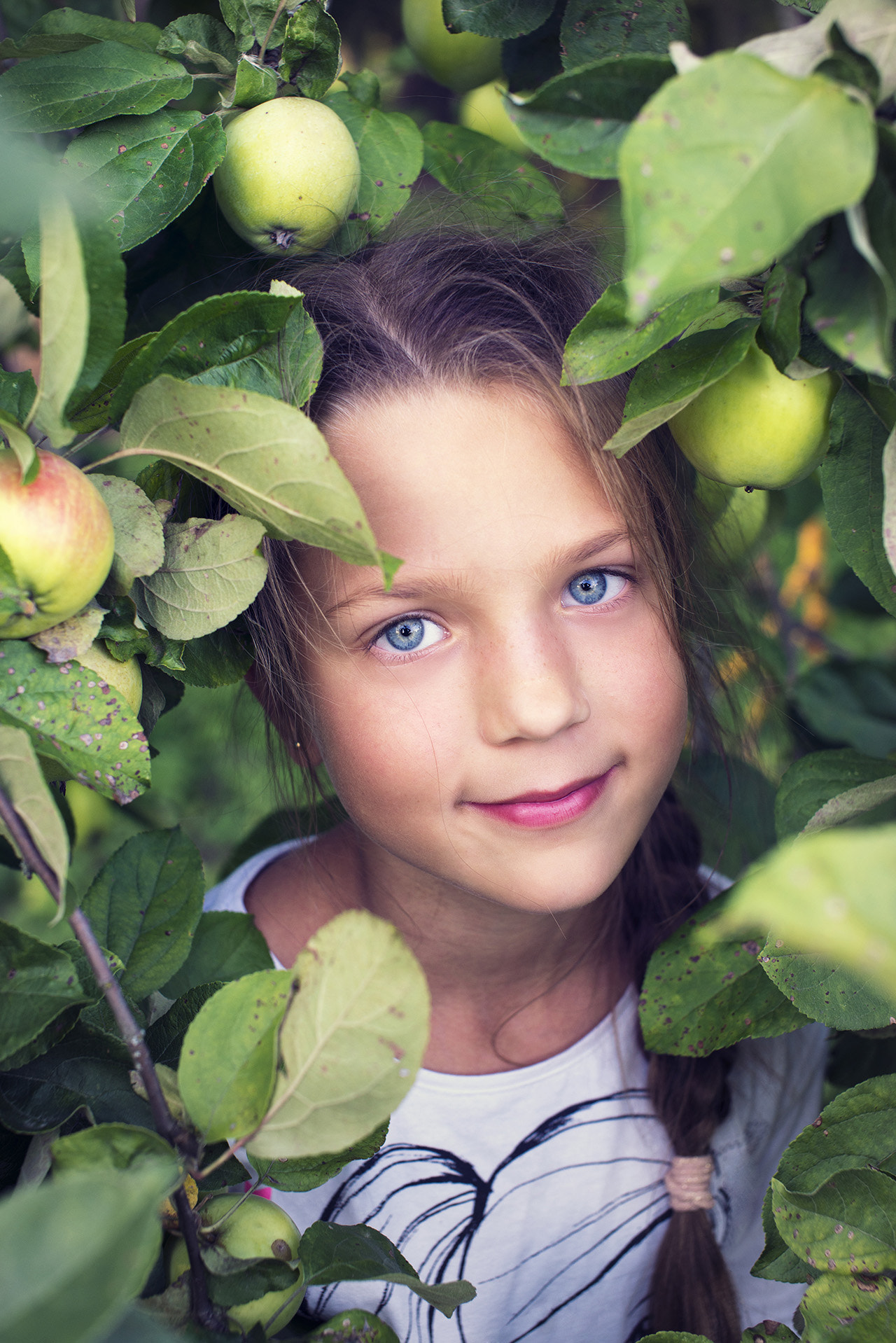 Nikon D800E + Sigma 50mm F1.4 EX DG HSM sample photo. Girl among branches photography