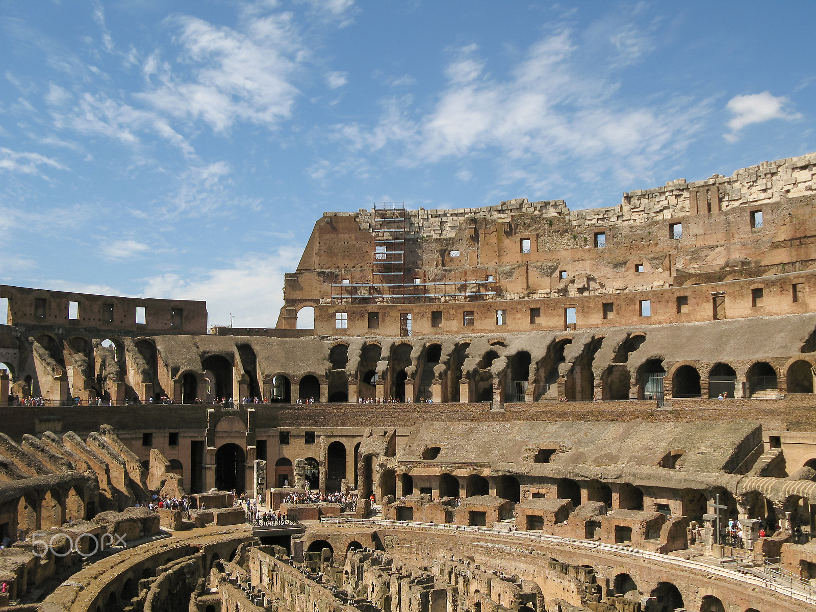Canon POWERSHOT G7 sample photo. Coliseum inside photography