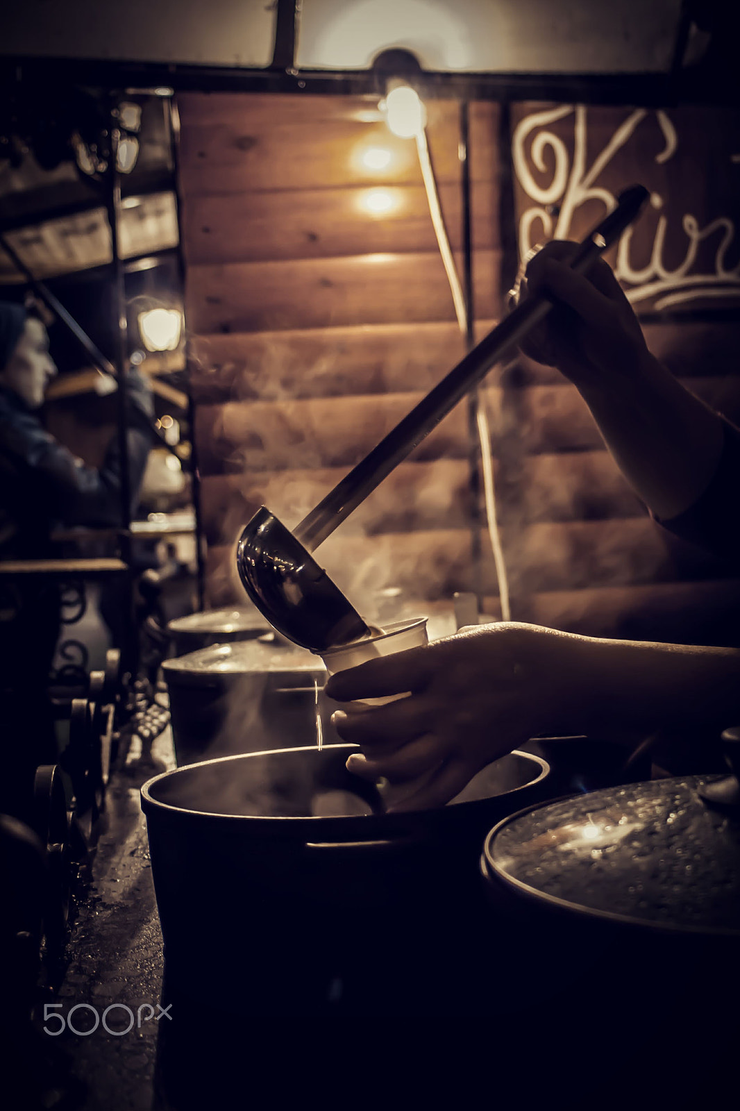 Canon EF 28-80mm f/3.5-5.6 sample photo. Mulled wine in the city photography