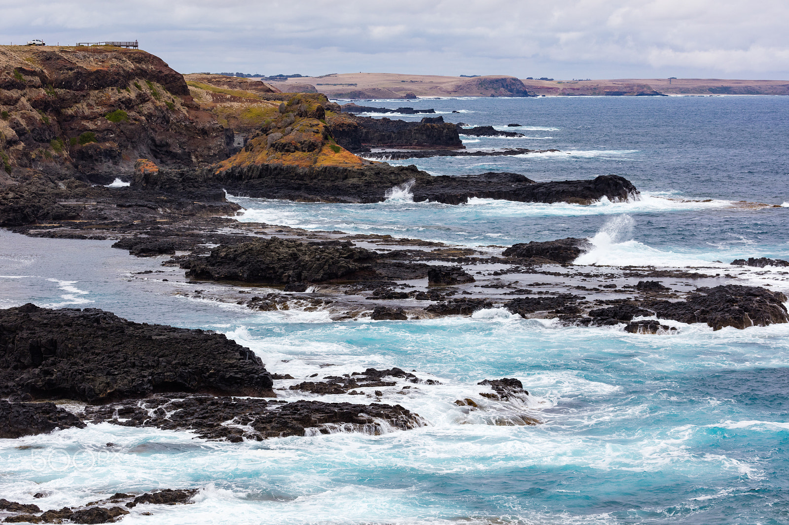 Canon EF 100-400mm F4.5-5.6L IS USM sample photo. Rough coast on phillip island, australia photography
