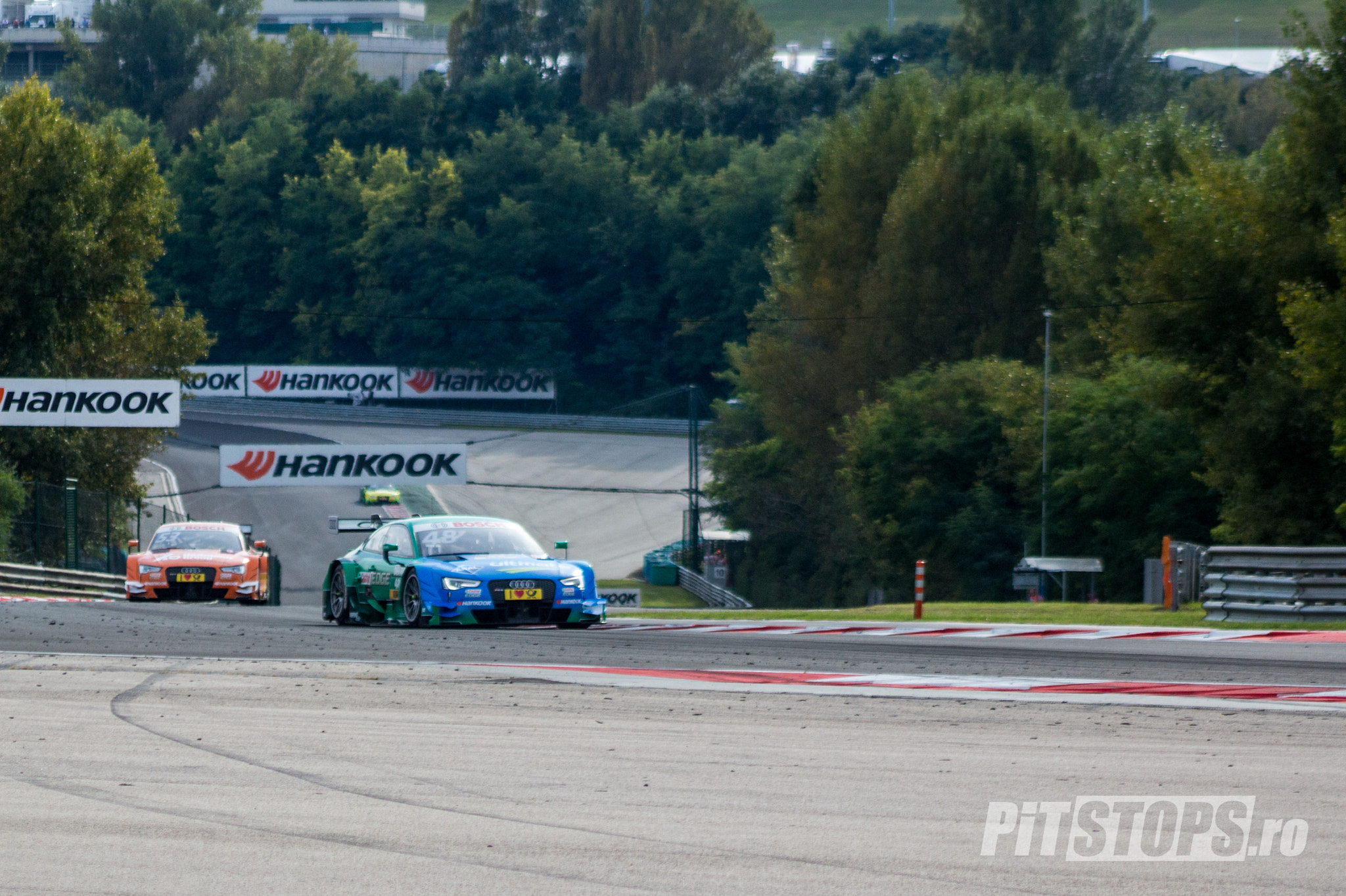 Canon EF 75-300mm f/4-5.6 USM sample photo. Dtm hungaroring - green kept mortara honest all race long photography