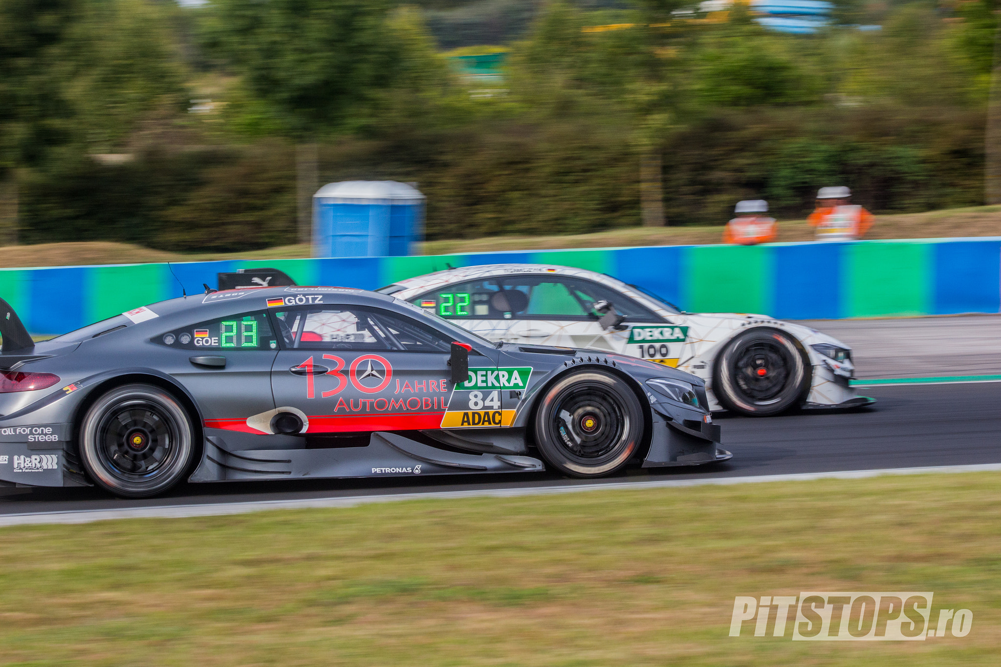 Canon EF 75-300mm f/4-5.6 USM sample photo. Dtm hungaroring - a torrid time for gotz with a heavy car photography
