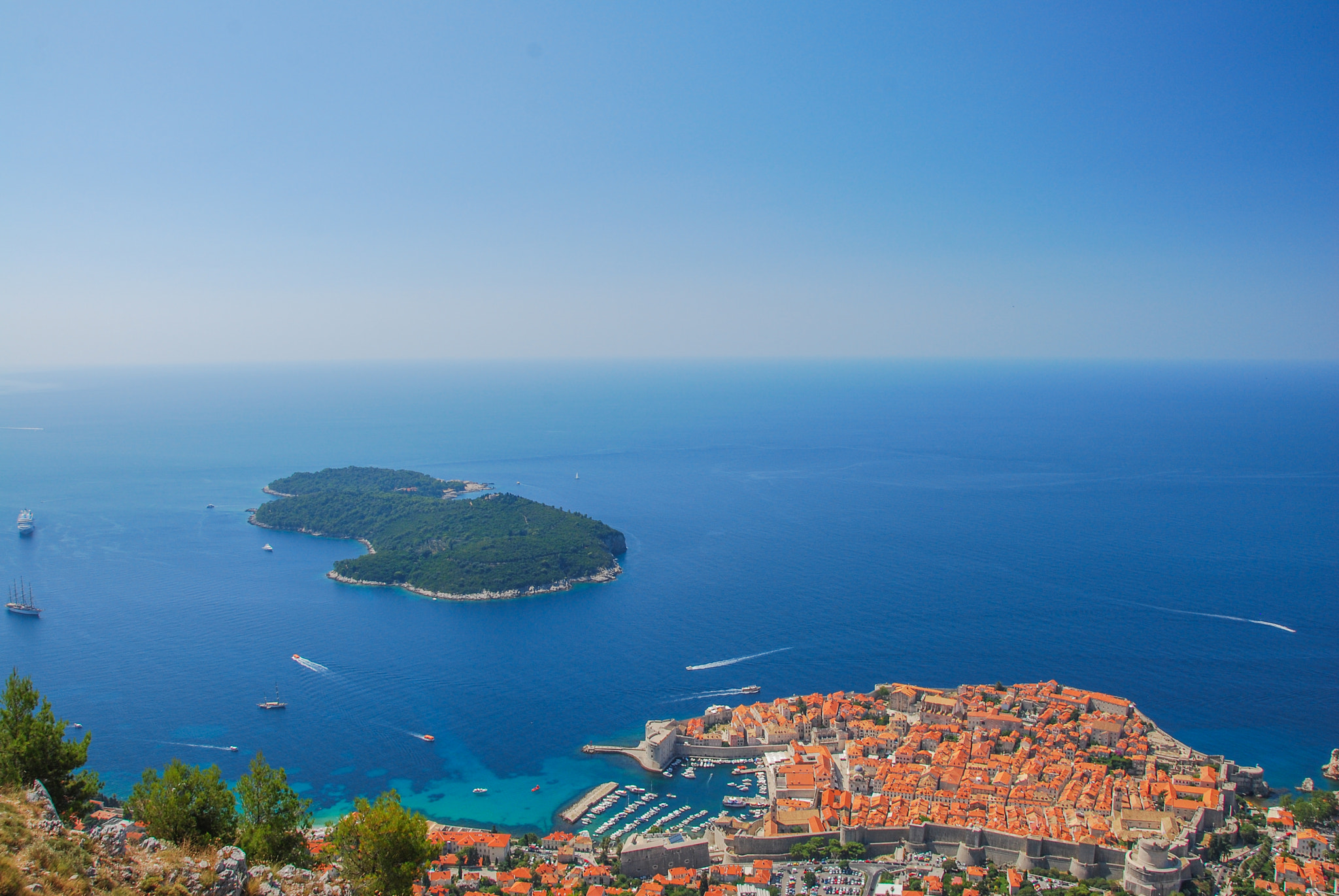 Nikon D40X sample photo. Adriatic sea view photography