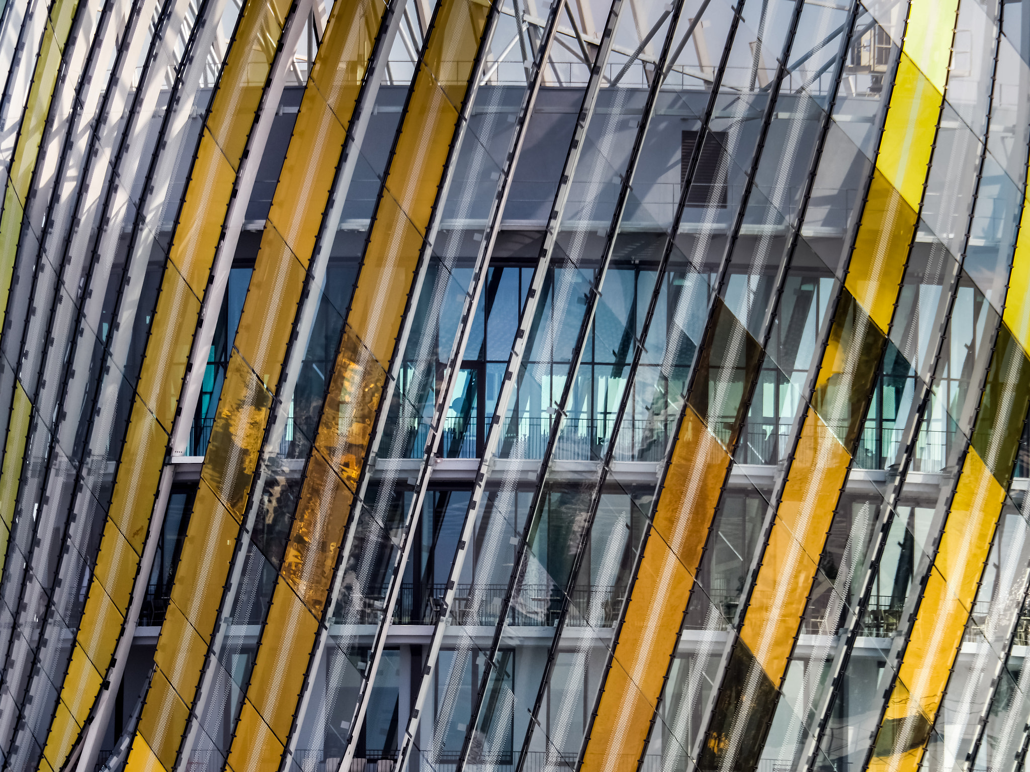 Olympus PEN-F sample photo. View of la cite du vin building in bordeaux photography