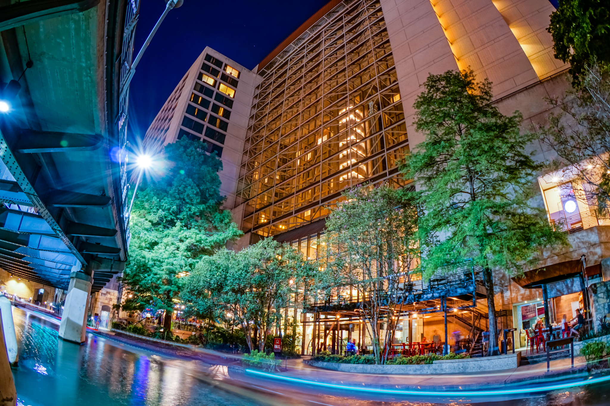 Sony E 20mm F2.8 sample photo. San antonio riverwalk photography