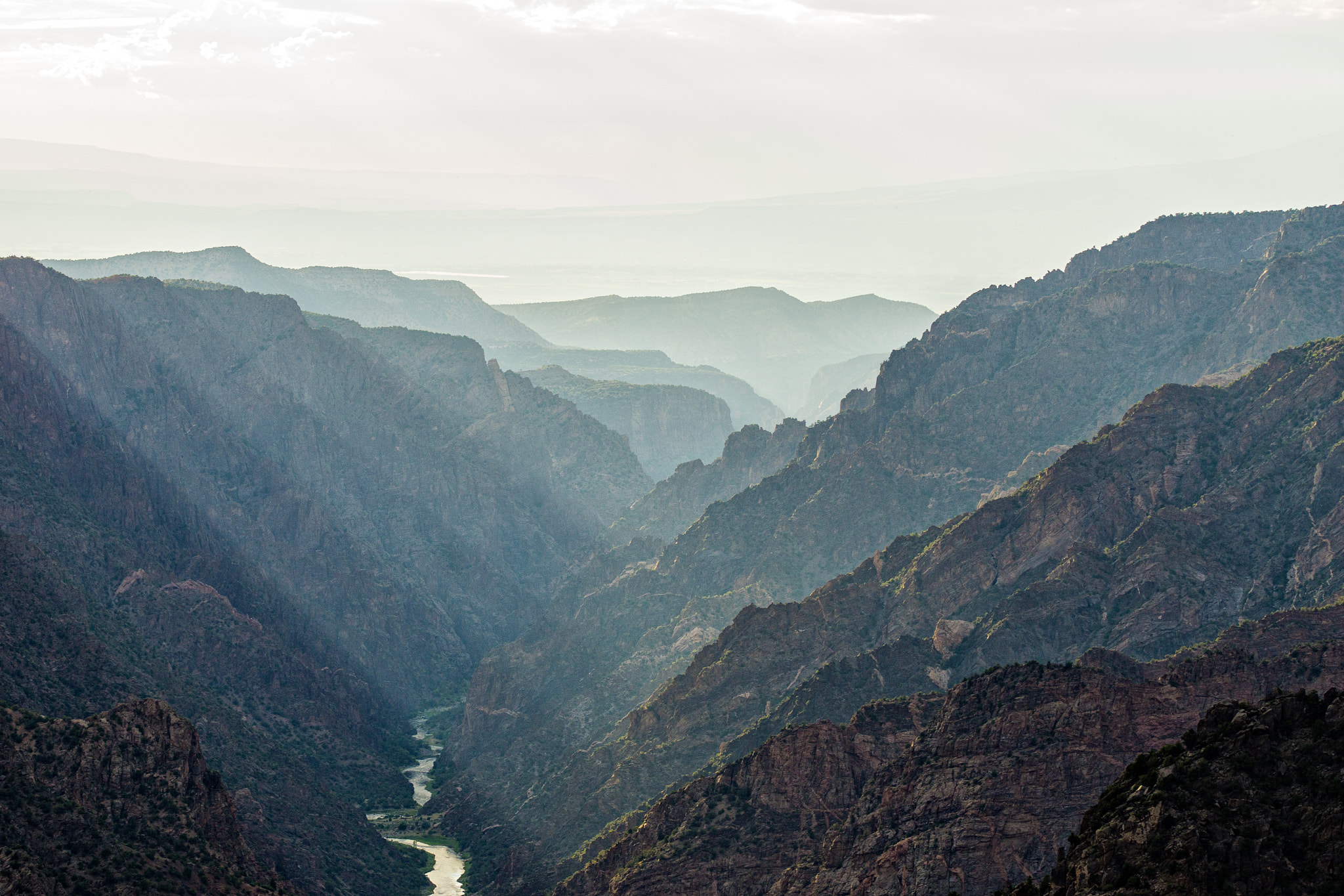 Sony a6000 + Canon EF 75-300mm f/4-5.6 USM sample photo. Black canyon of the gunnison photography