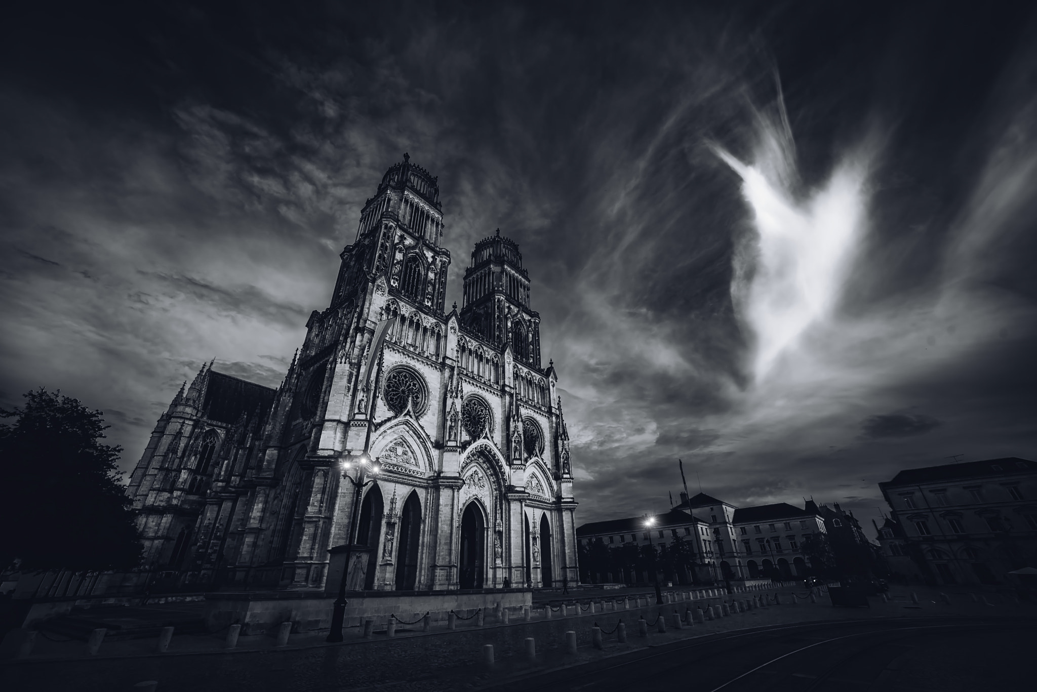 Nikon D750 + Sigma 14mm F2.8 EX Aspherical HSM sample photo. Kathedrale sainte-croix d’orléans photography