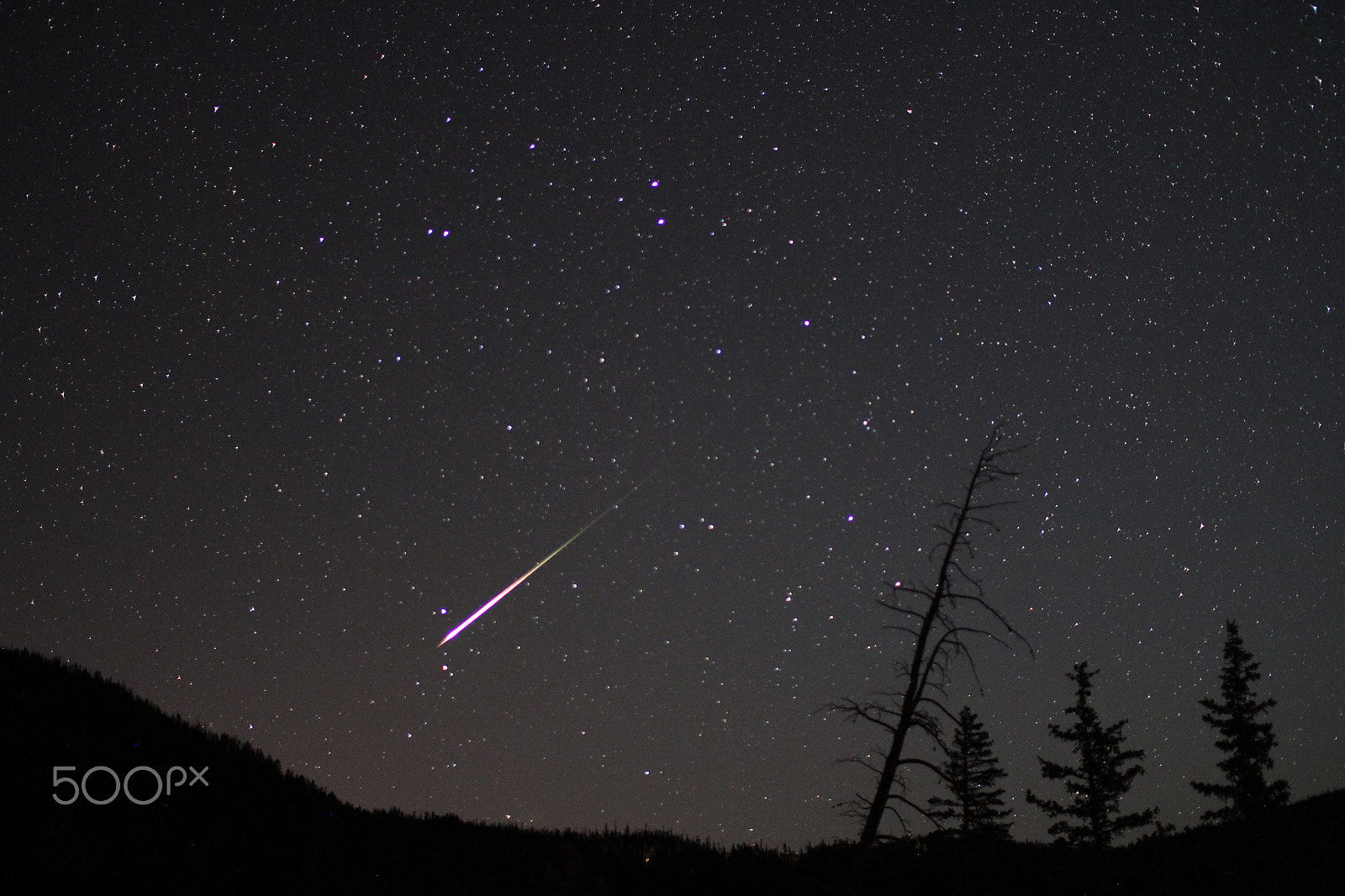 Canon EOS 550D (EOS Rebel T2i / EOS Kiss X4) sample photo. Meteorite night photography