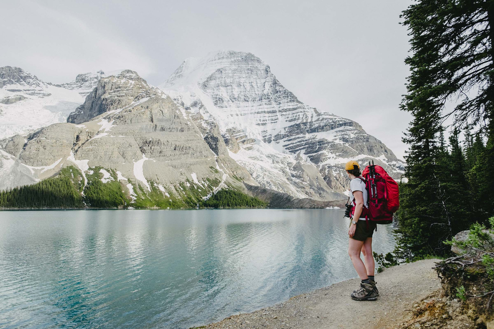 Fujifilm X-T1 + ZEISS Touit 12mm F2.8 sample photo. Looking out over berg lake photography