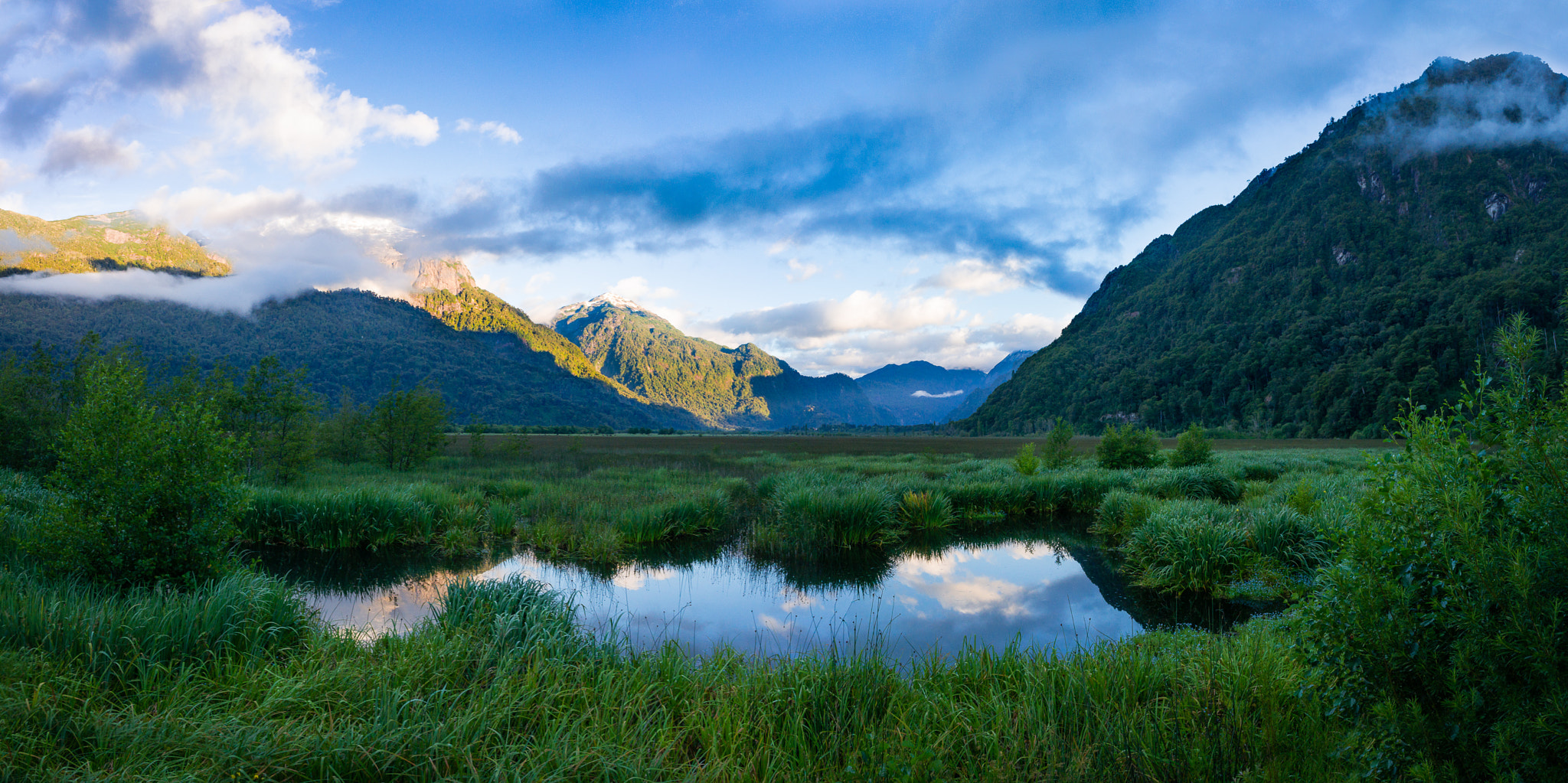 Sony a99 II sample photo. Morning in patagonia photography