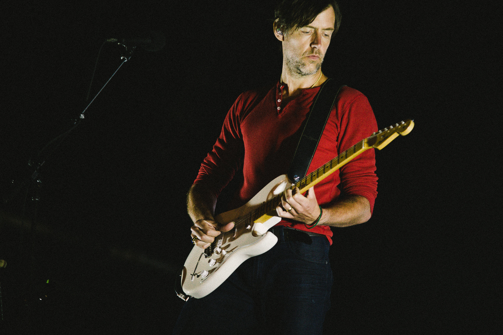 Sigma 70-200mm F2.8 EX DG OS HSM sample photo. Jonny greenwood - radiohead @nos alive 2016 photography