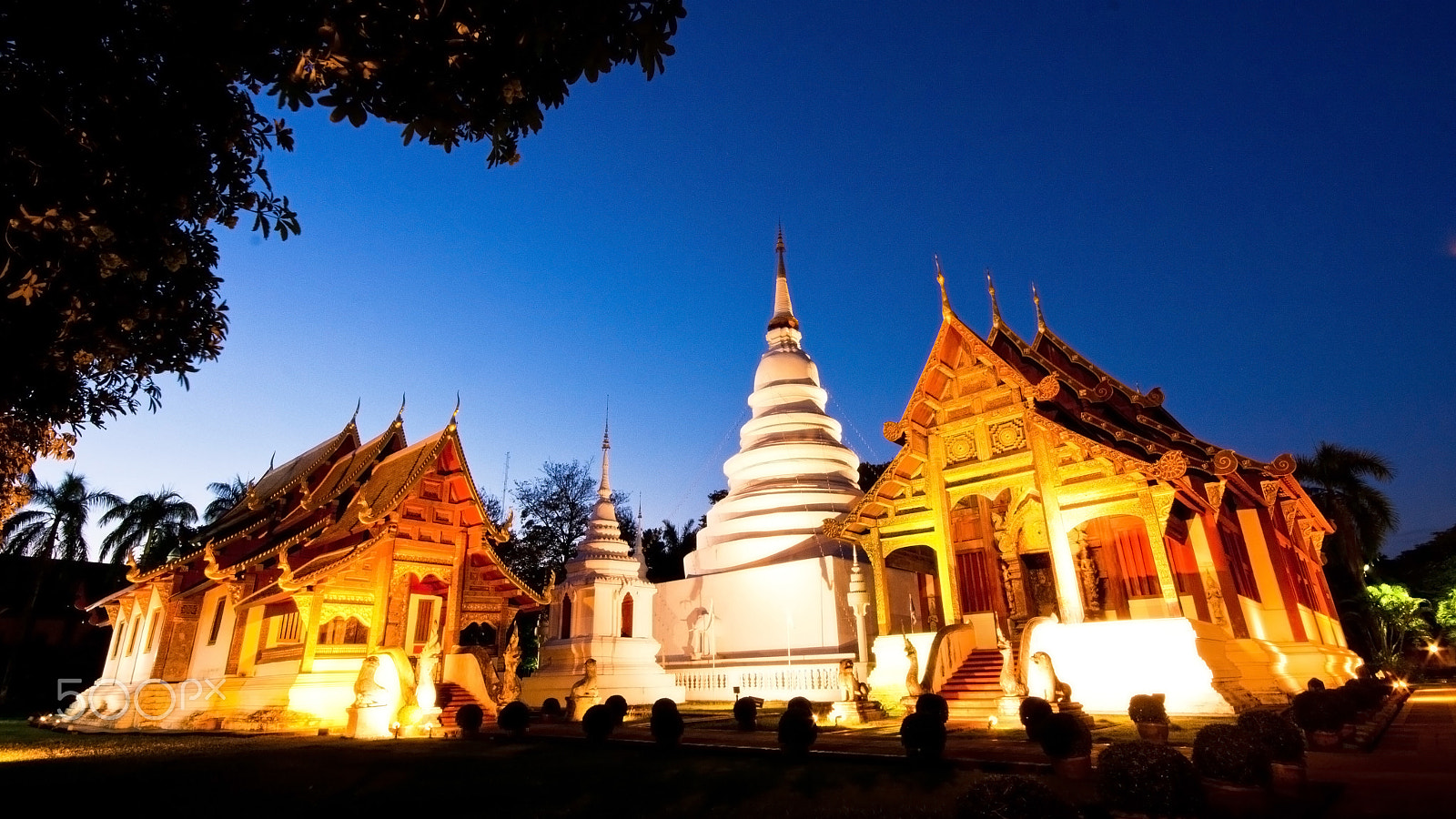 Canon EOS 40D + Sigma 10-20mm F4-5.6 EX DC HSM sample photo. Wat phra sing in chiang mai on thailand photography