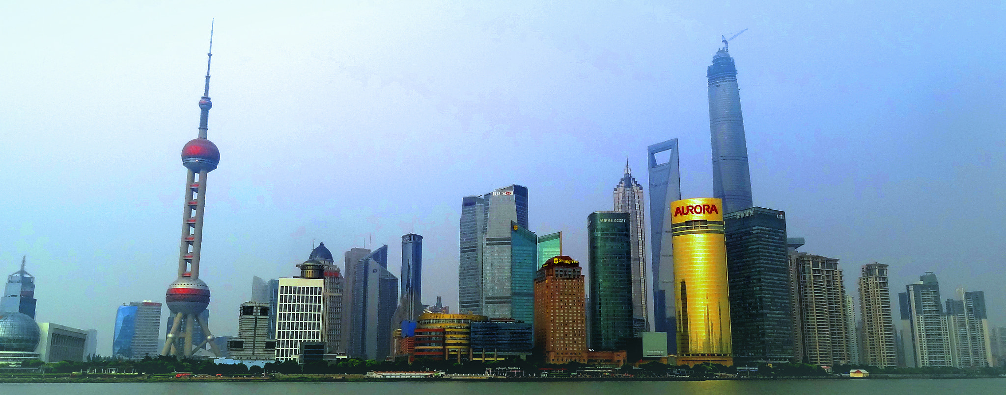 Sony Cyber-shot DSC-HX7V sample photo. Shanghai skyline photography