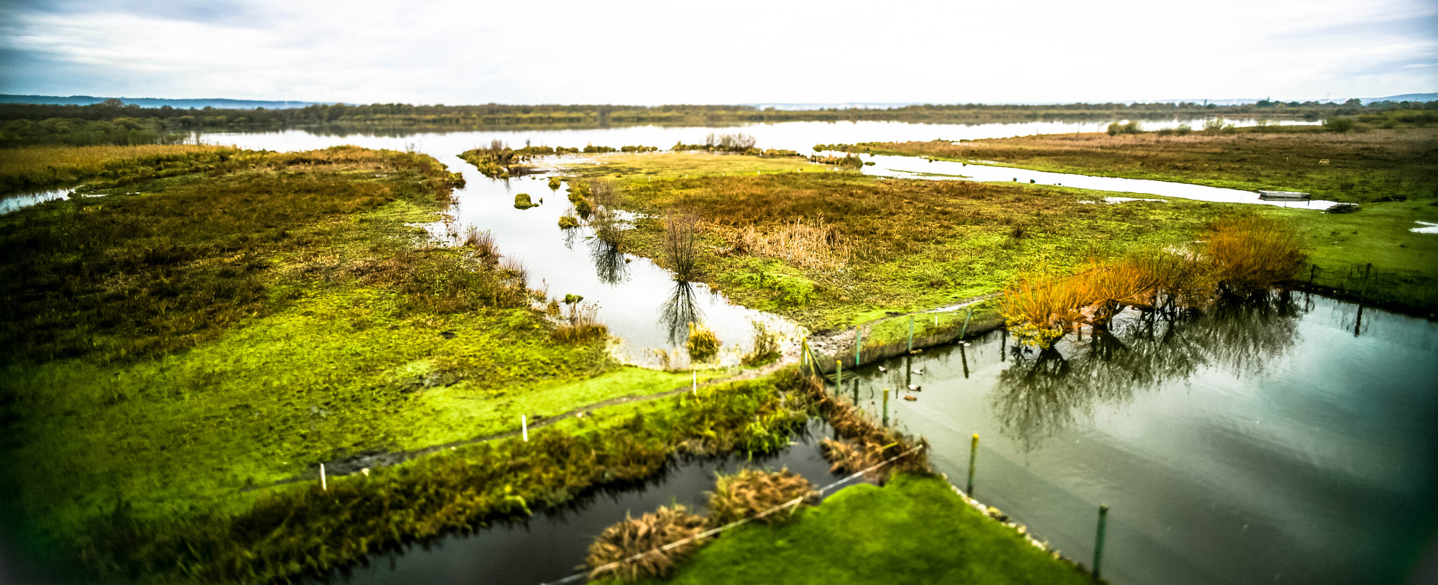 Canon TS-E 24mm f/3.5L sample photo. Panorama marais vernier france photography