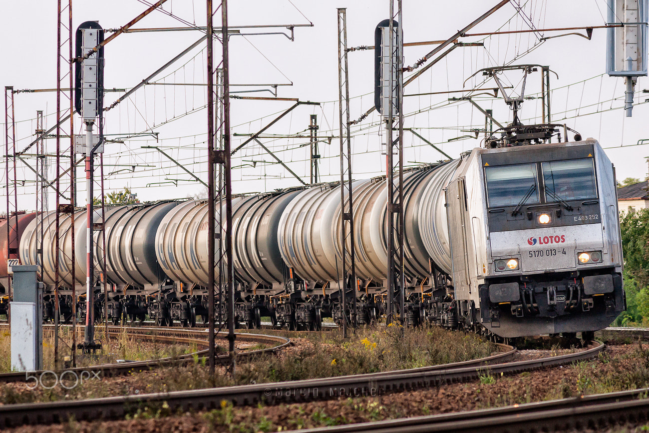 Canon EOS 450D (EOS Rebel XSi / EOS Kiss X2) sample photo. Lotos rails, bombardier, traxx f140 dc photography