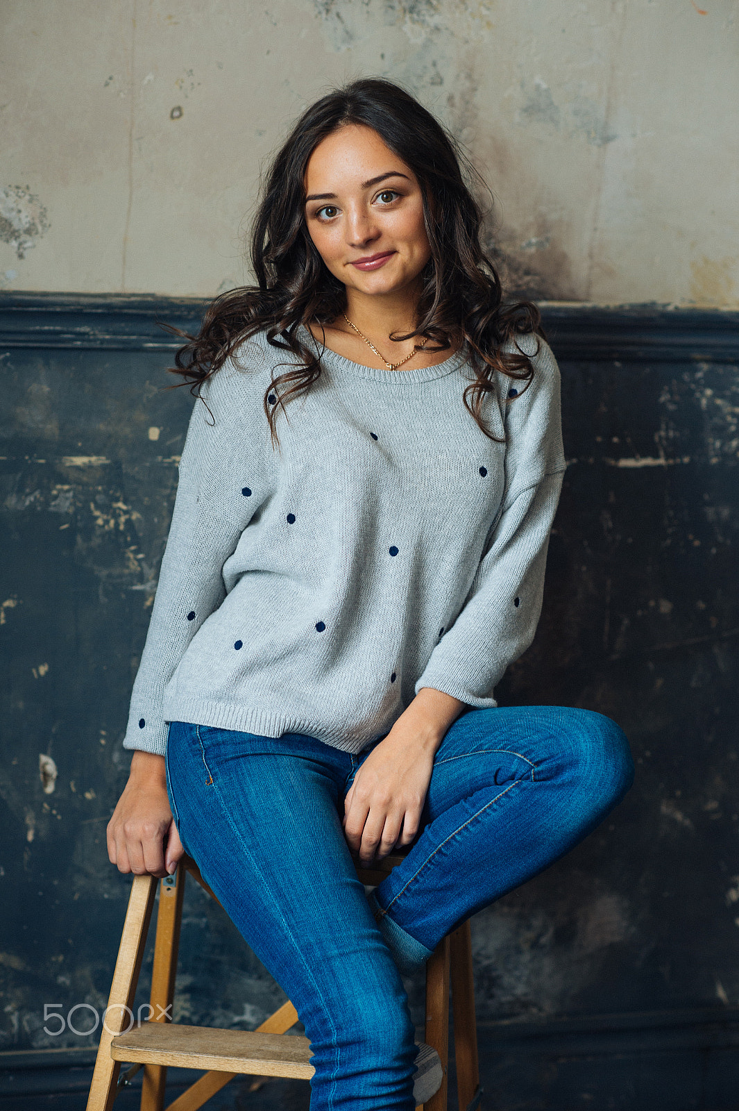 Nikon Df + Nikon AF-S Nikkor 85mm F1.4G sample photo. Intimate brunette photography
