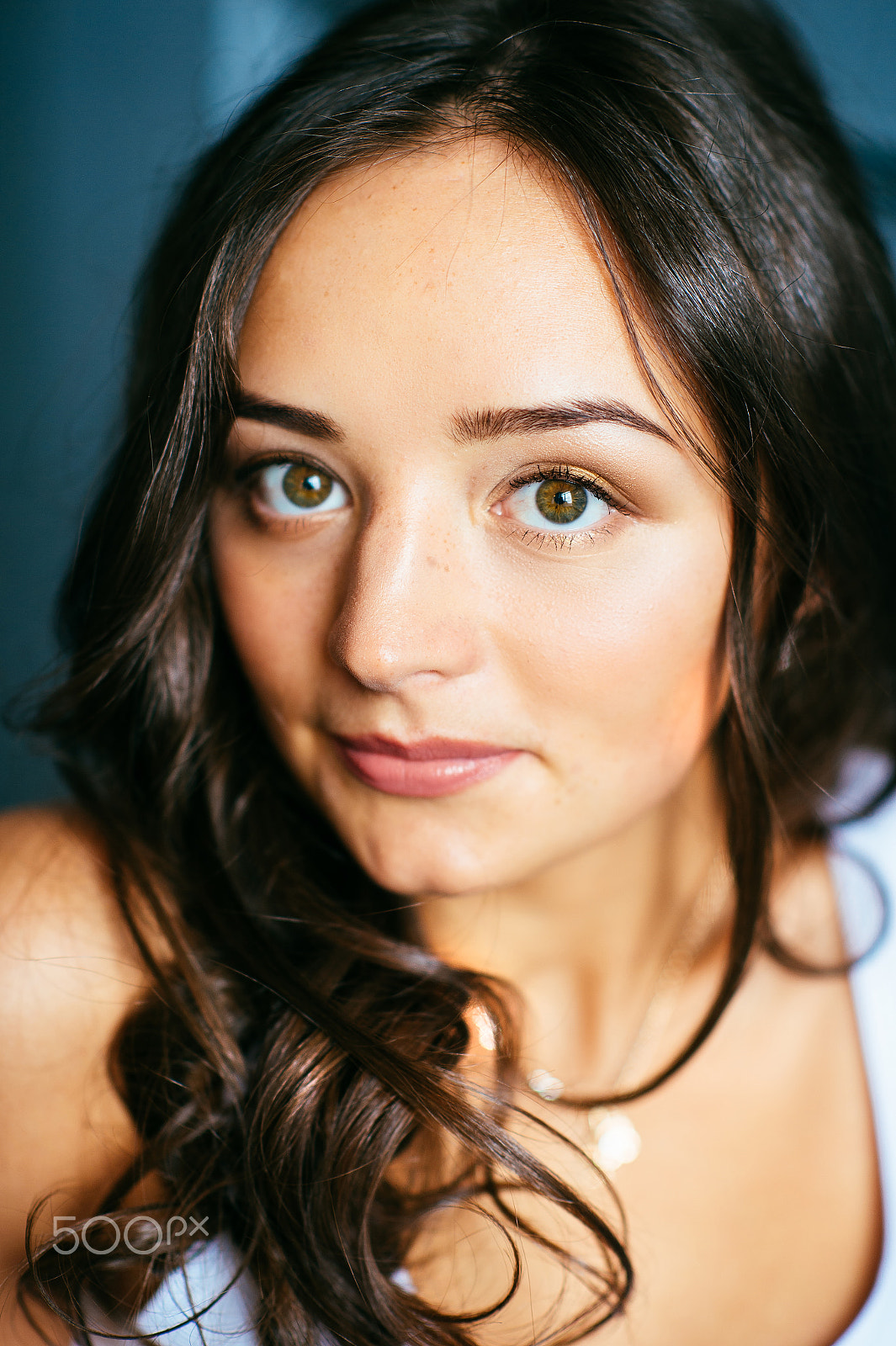 Nikon Df + Nikon AF-S Nikkor 85mm F1.4G sample photo. Intimate brunette photography